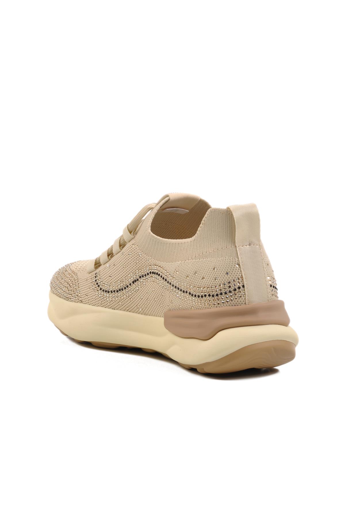 Bej Triko Kadın Sneaker 25Y310-4 Z - Görsel 5