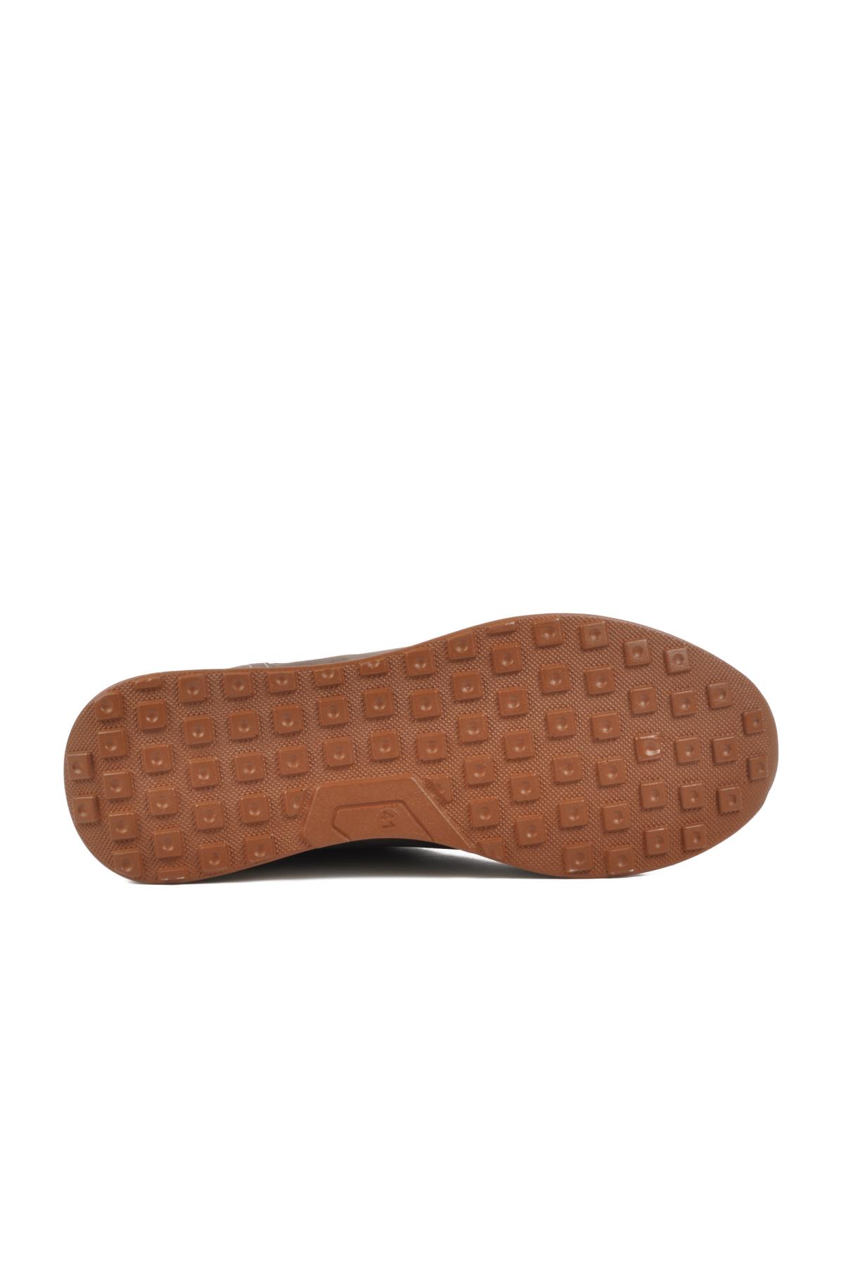 2197 M Vizon Nubuk Hakiki Deri Erkek Sneaker - Görsel 6