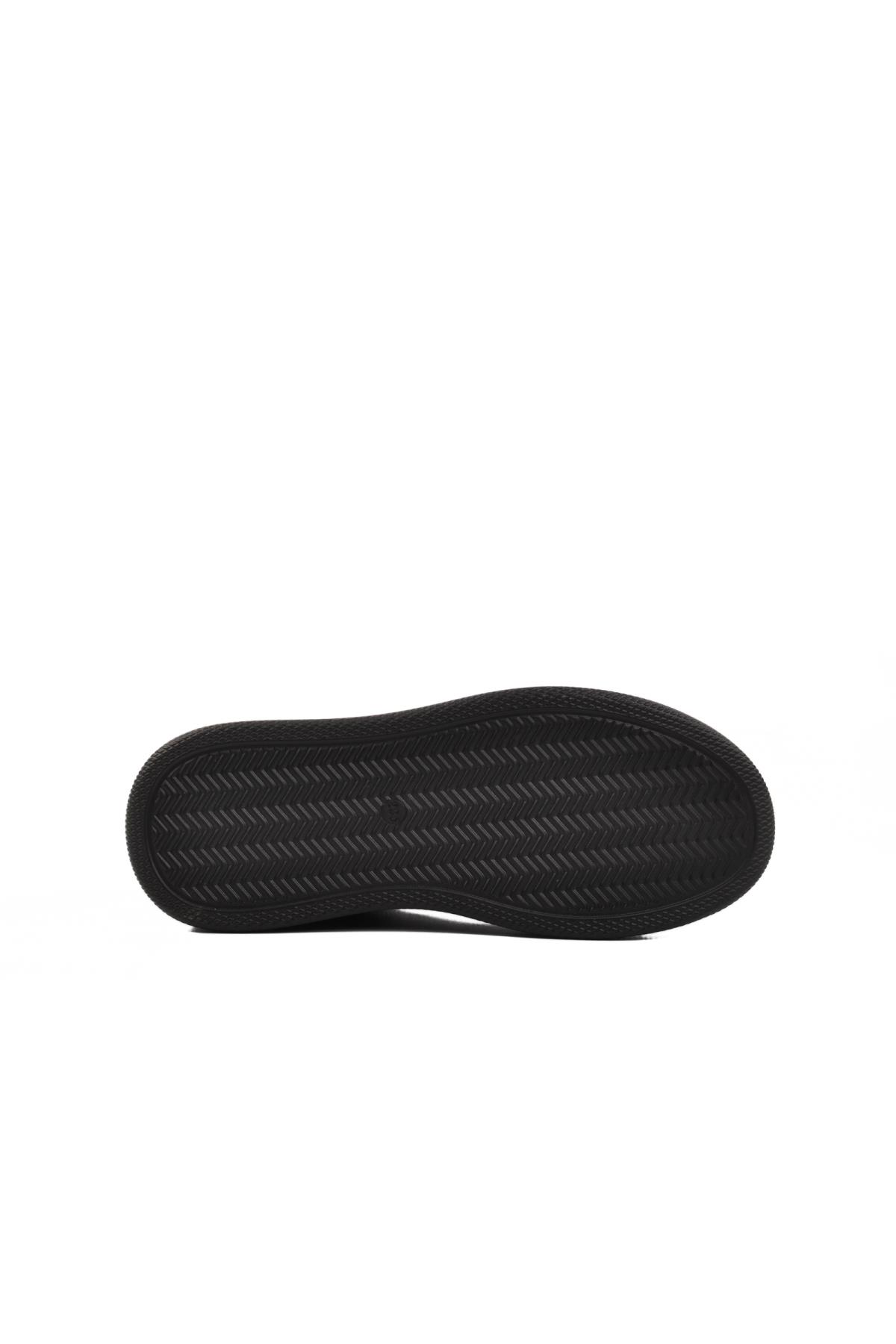 Siyah Tekstil Kadın Sneaker 25Y451-10 Z - Görsel 6