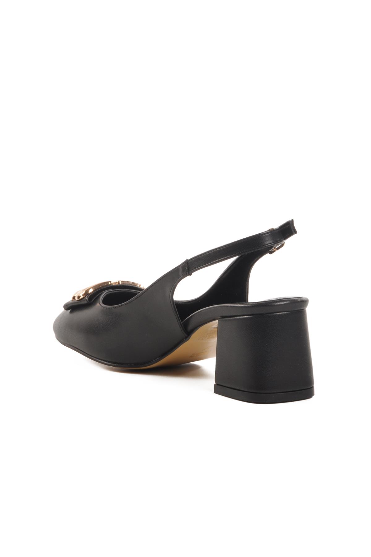 Siyah Kadın Topuklu Ayakkabı 312361 Z - Görsel 5