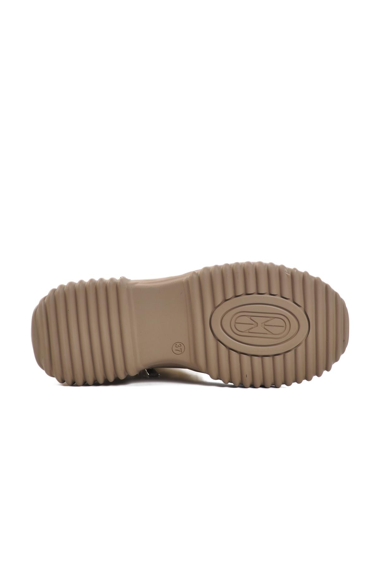 K108906 Z Bej Kadın Bot - Görsel 6