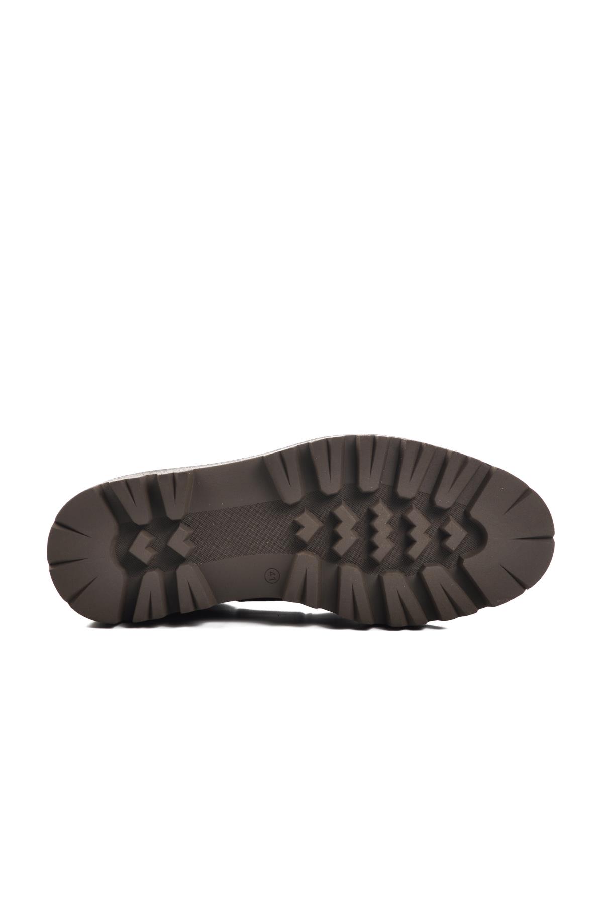 Premium 4008 M Kahve Hakiki Deri Erkek Klasik Ayakkabı - Görsel 6