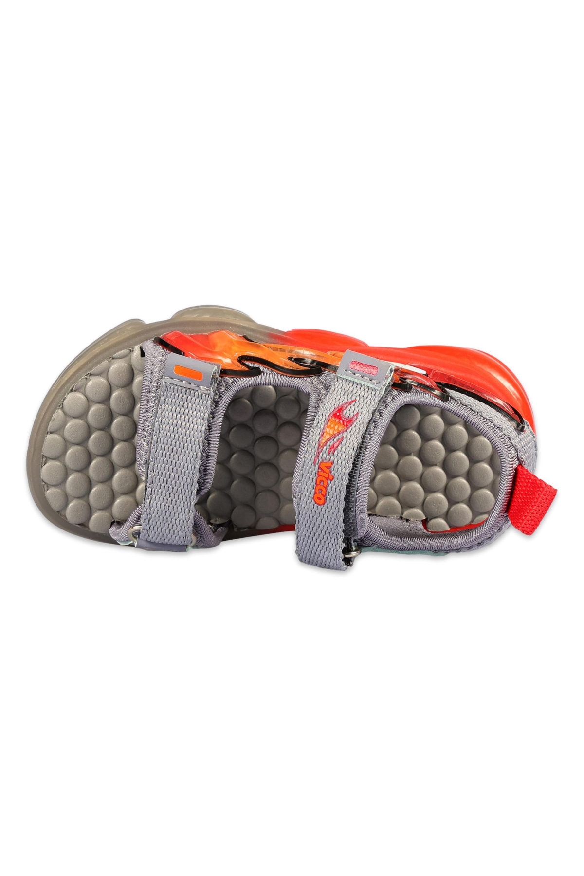 332.P25Y.256 Jack Patik Işıklı Phylon Gri Erkek Çocuk Sandalet - Görsel 4