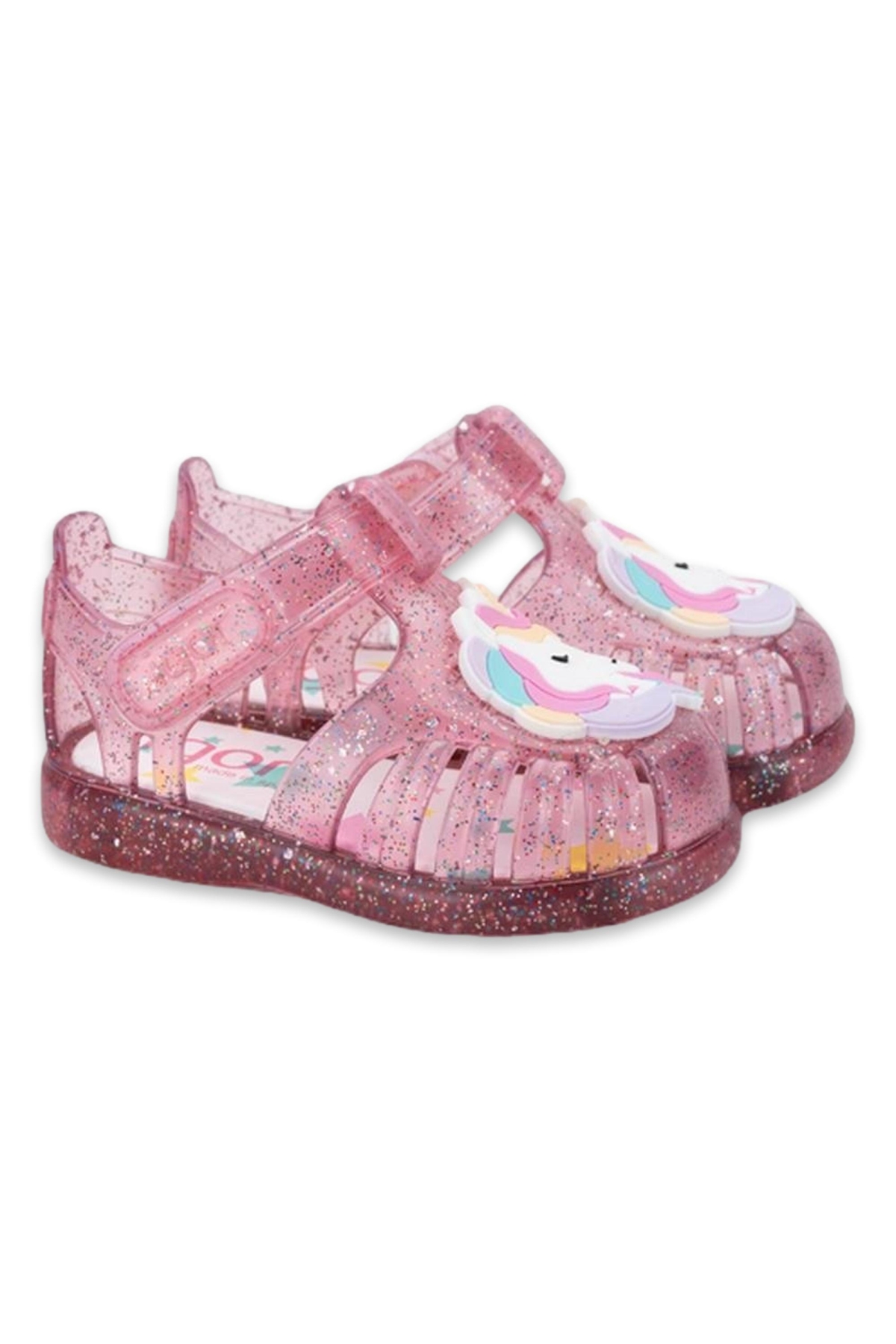 S10341 Tobby Unicornio Fuşya Kız Çocuk Sandalet - Görsel 2