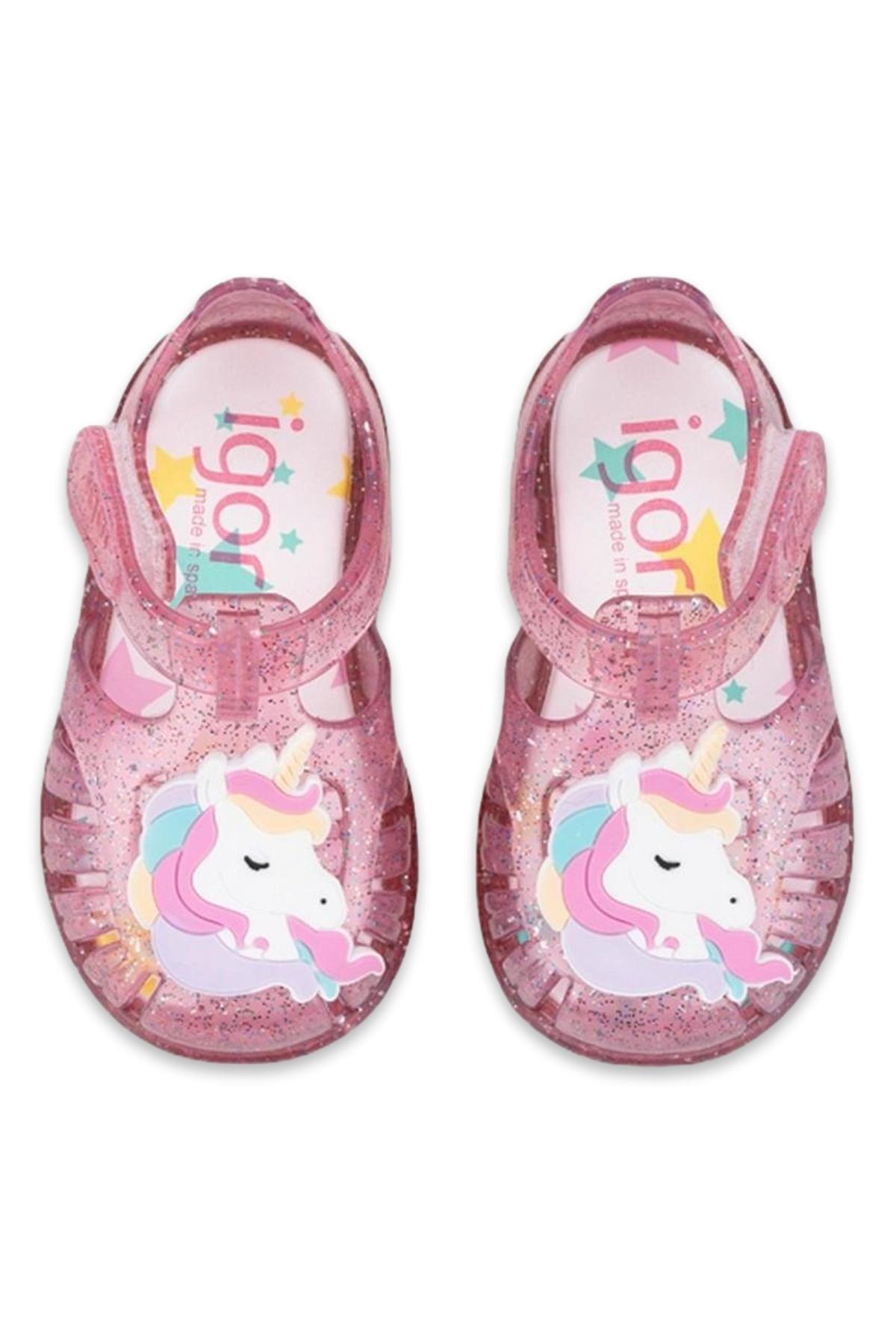 S10341 Tobby Unicornio Fuşya Kız Çocuk Sandalet - Görsel 4