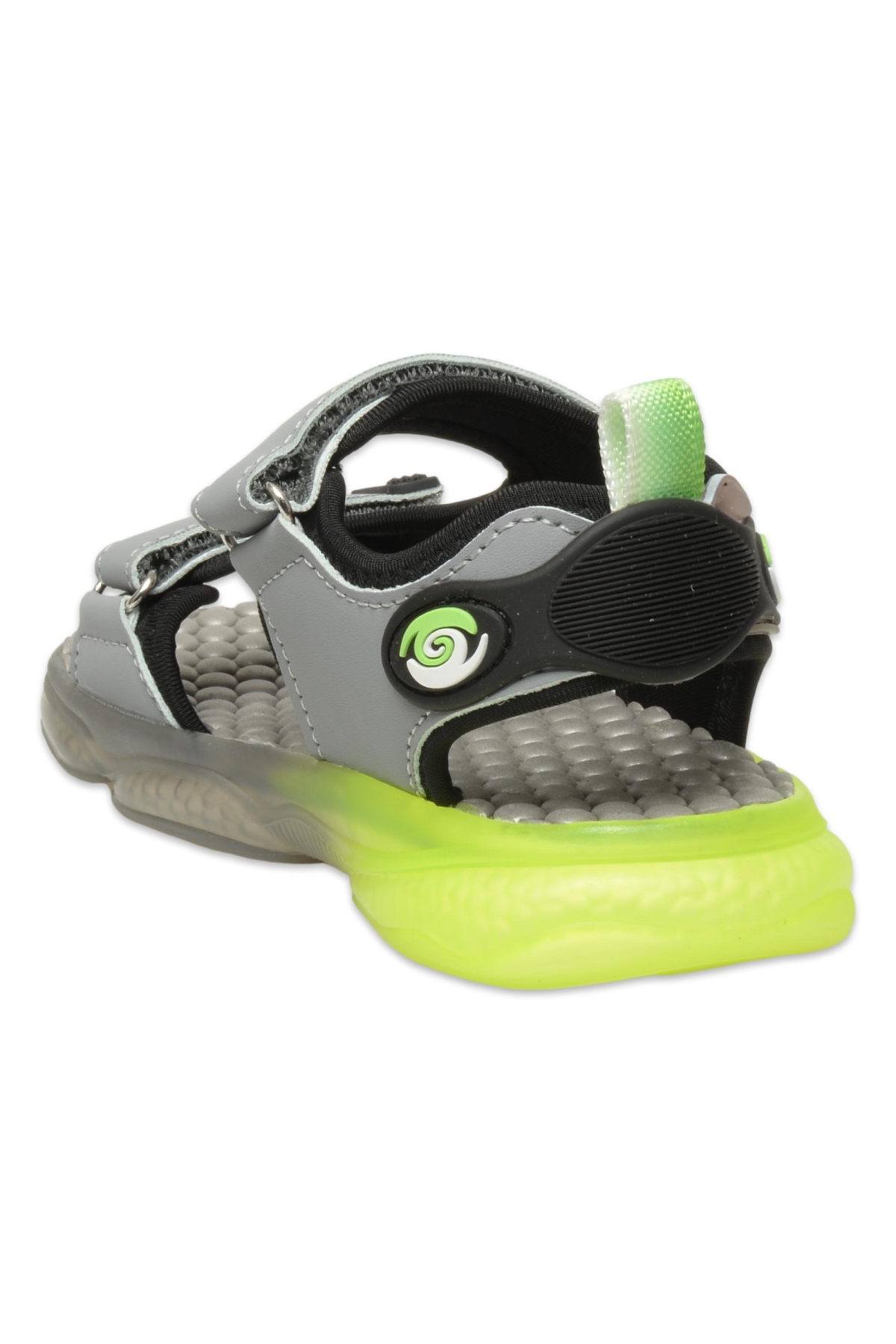 332.B25Y.255 Felipe Bebe Işıklı Phylon Gri Erkek Çocuk Sandalet - Görsel 5