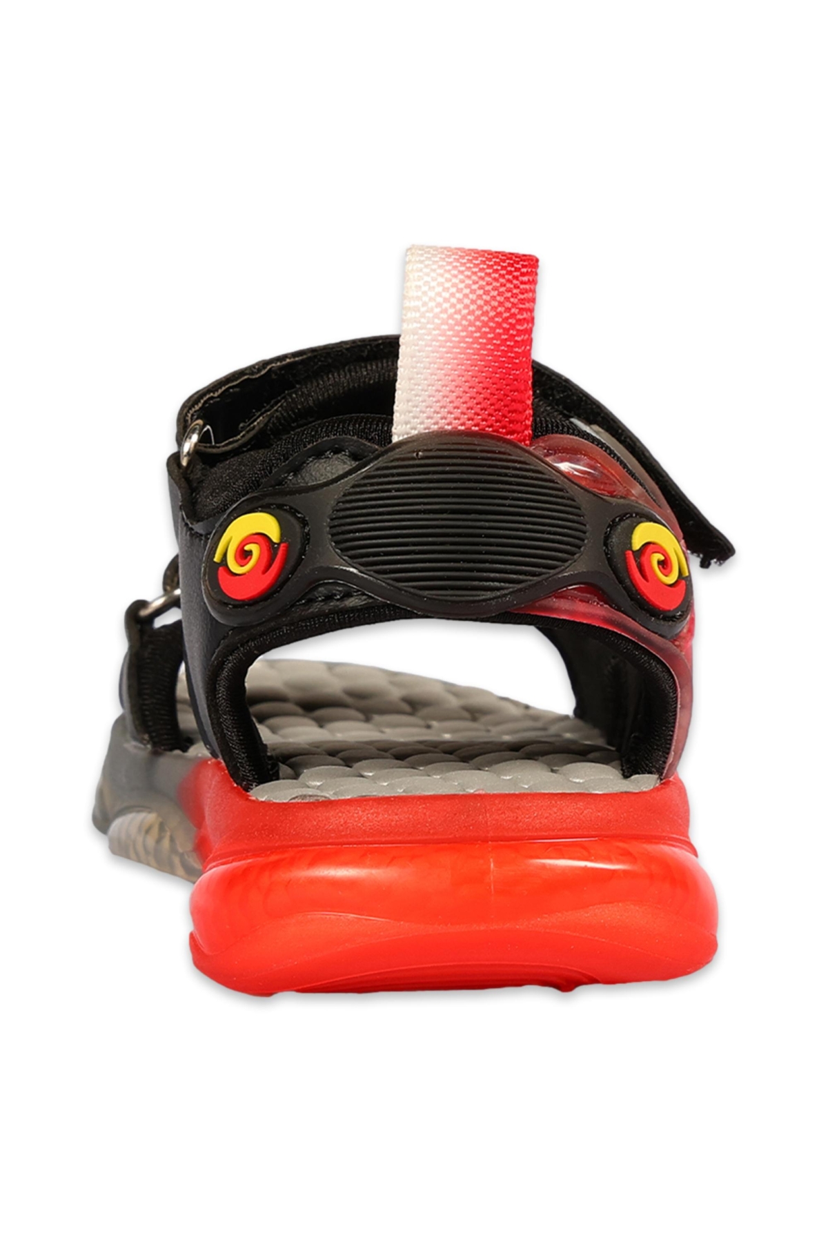 332.B25Y.255 Felipe Bebe Işıklı Phylon Siyah-Beyaz Erkek Çocuk Sandalet - Görsel 5