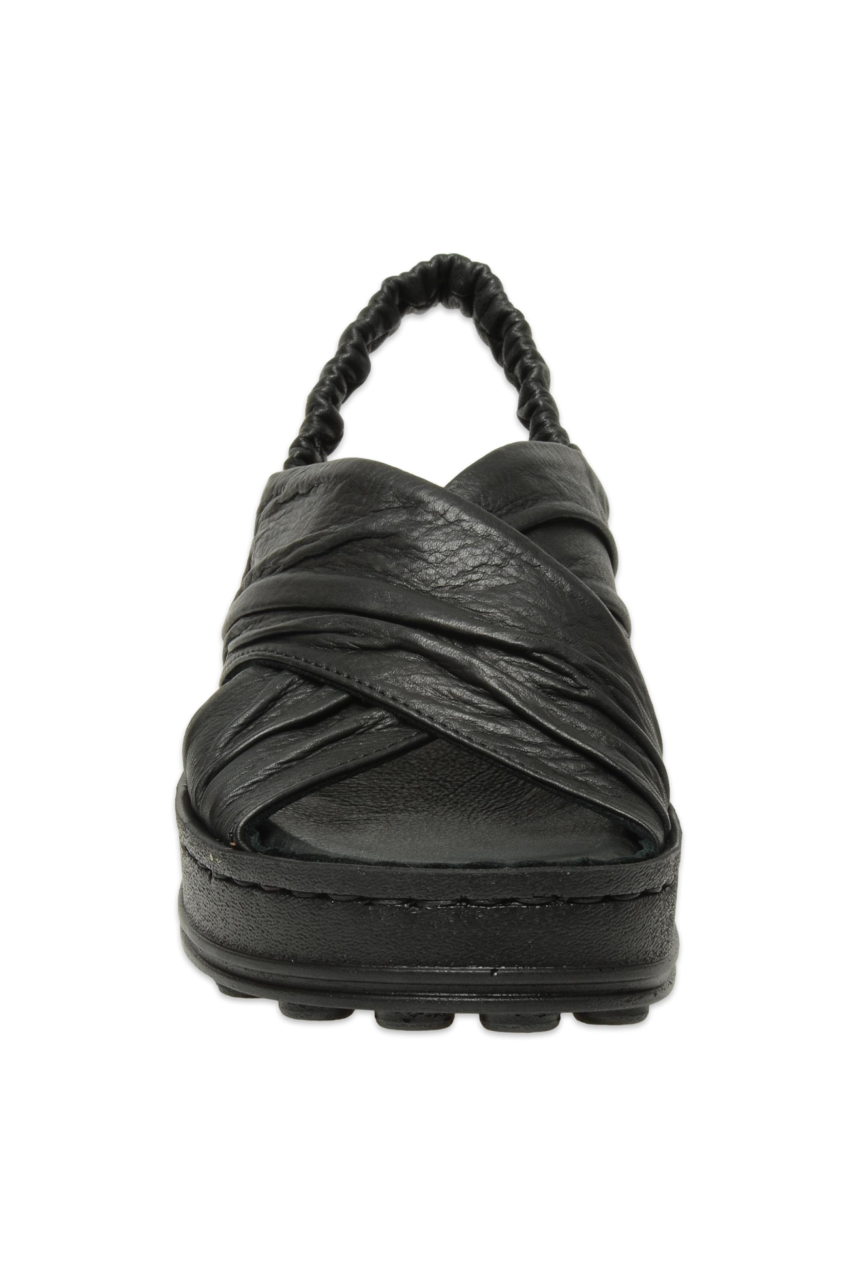 D25Ys-2585Z Günlük Siyah Kadın Sandalet - Görsel 4