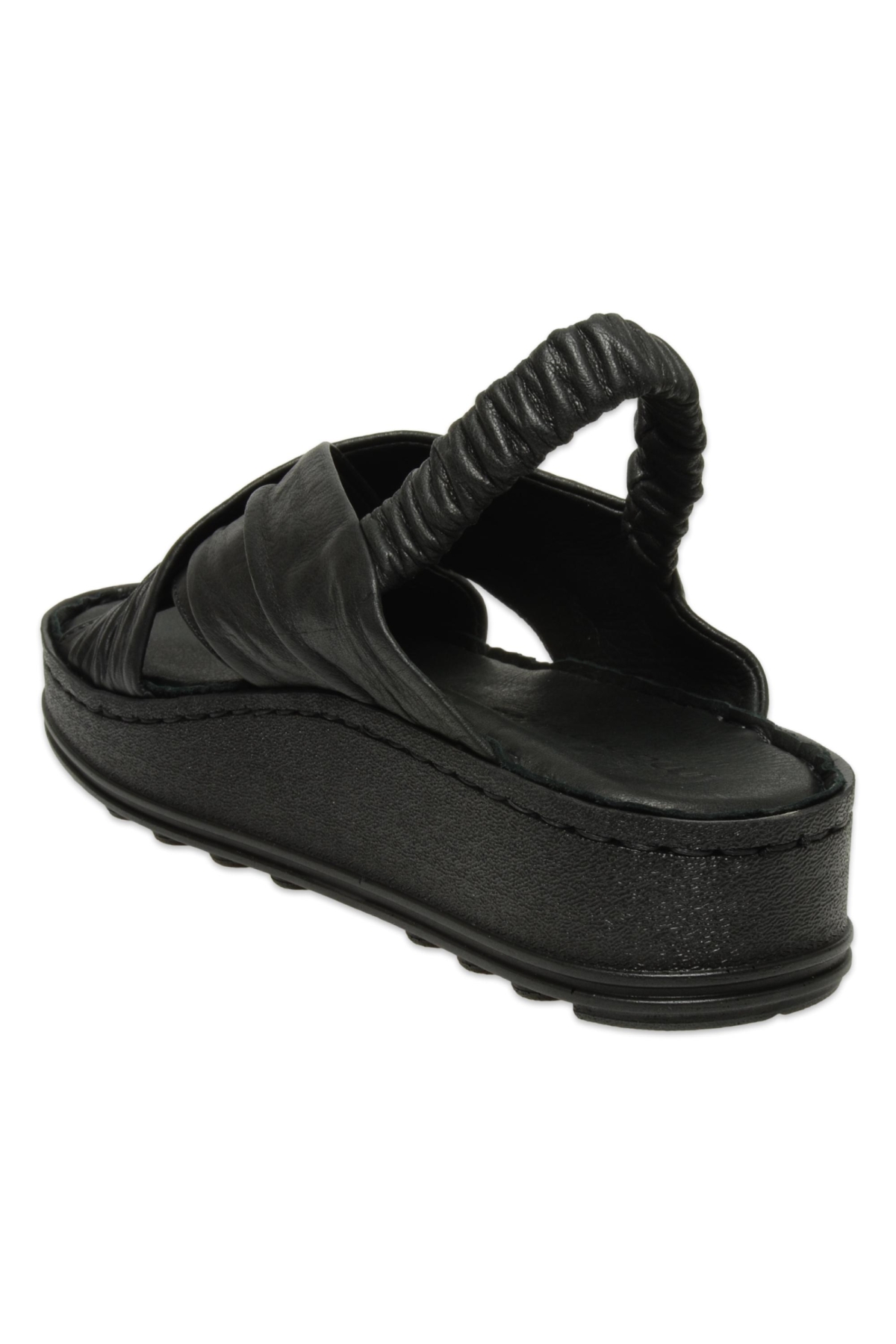 D25Ys-2585Z Günlük Siyah Kadın Sandalet - Görsel 5