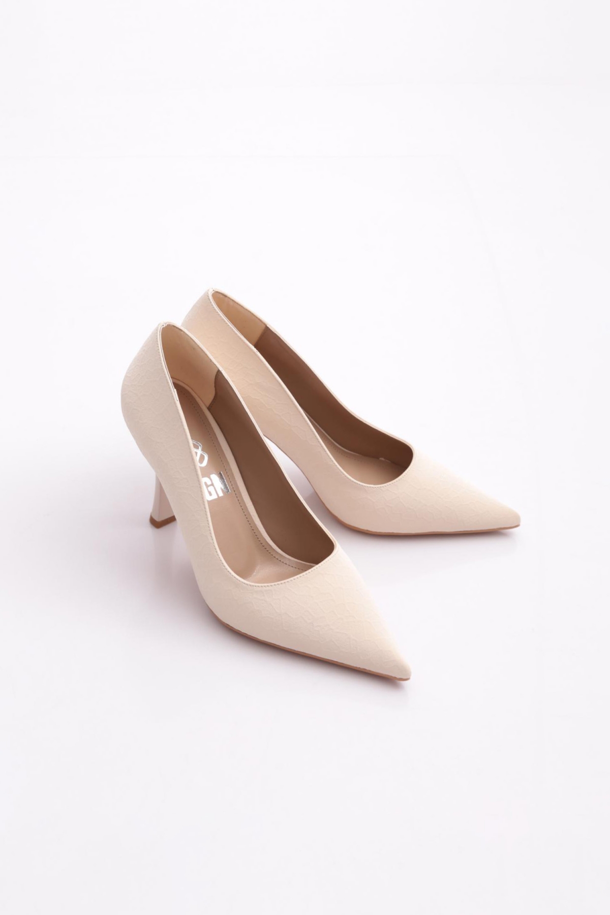 7102 Kadin Sivir Burun Topuklu Ayakkabi - Görsel 3