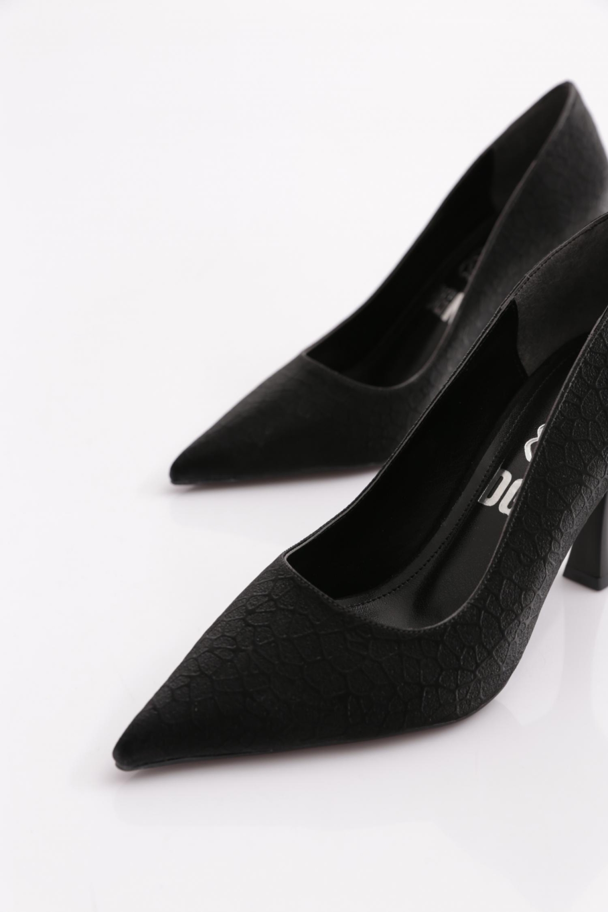 7102 Kadin Sivir Burun Topuklu Ayakkabi - Görsel 5