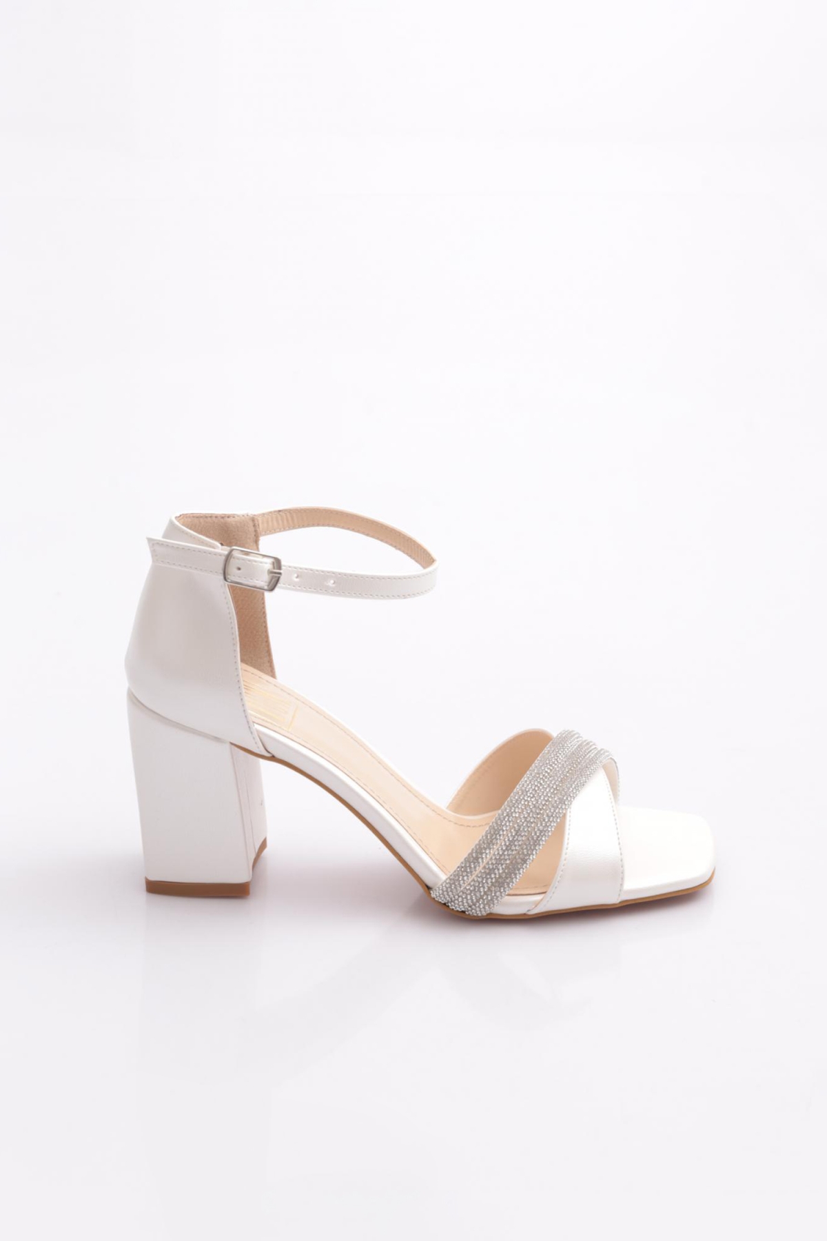 Pm08-K67-1 Kadin Bilekten Bağlamali Topuklu Ayakkabi - Görsel 2