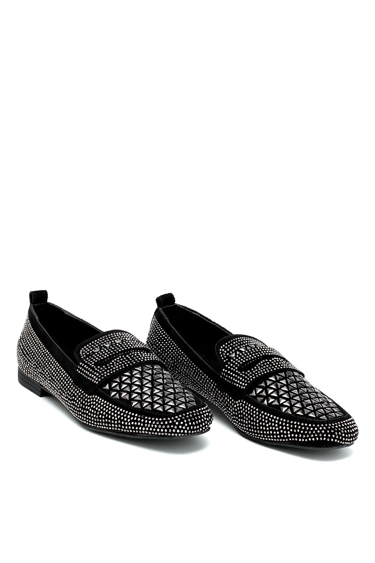 Elit Liora Kadın Hakiki Deri Troklu Babet Siyah - Görsel 2