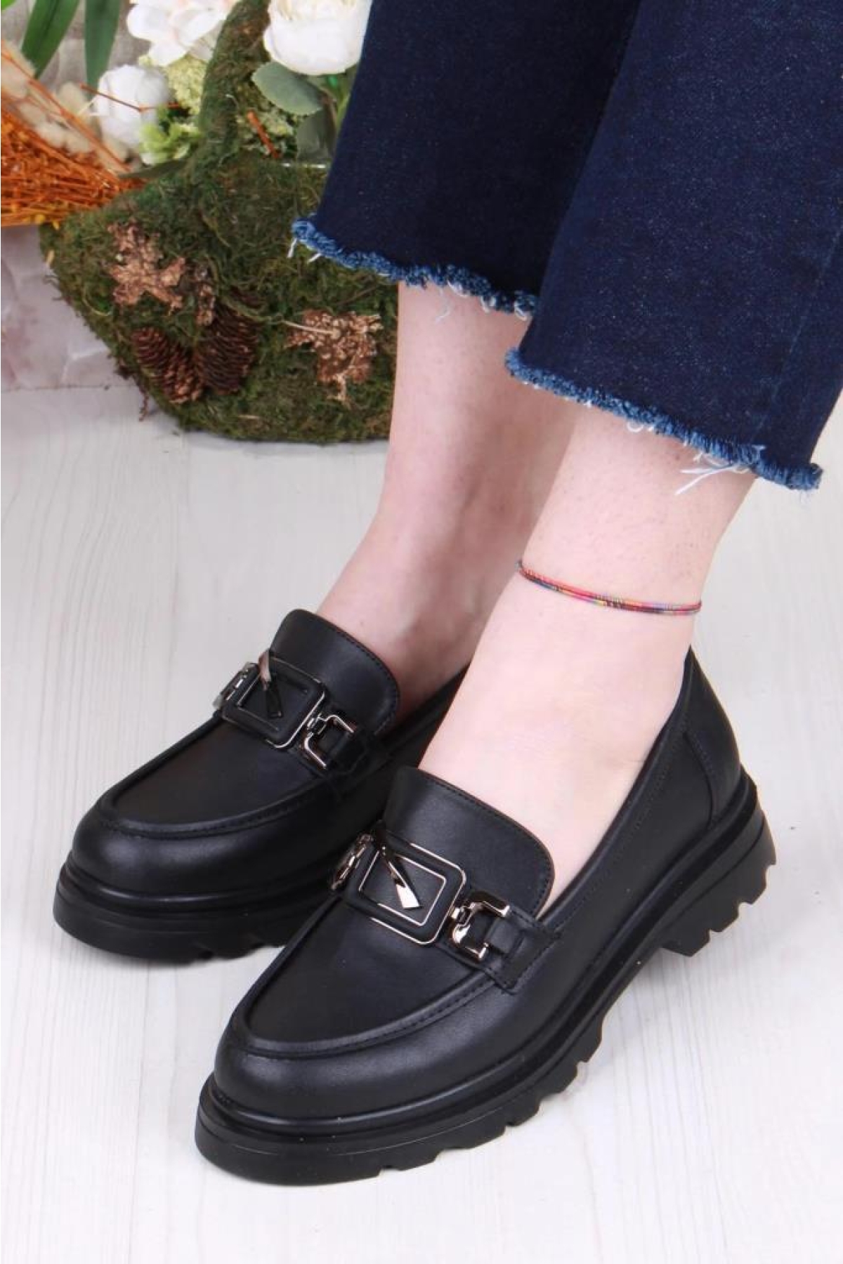 Fncy 03162 Kadın Günlük Loafer Ayakkabı - Görsel 4