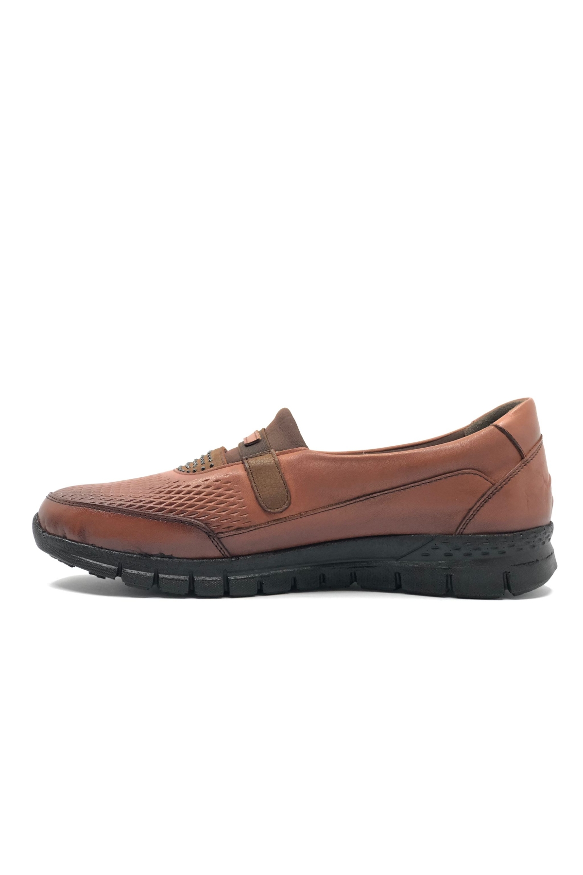 Marka 67 Hakiki Deri Ortapedik Casual Kadın Babet - Görsel 4