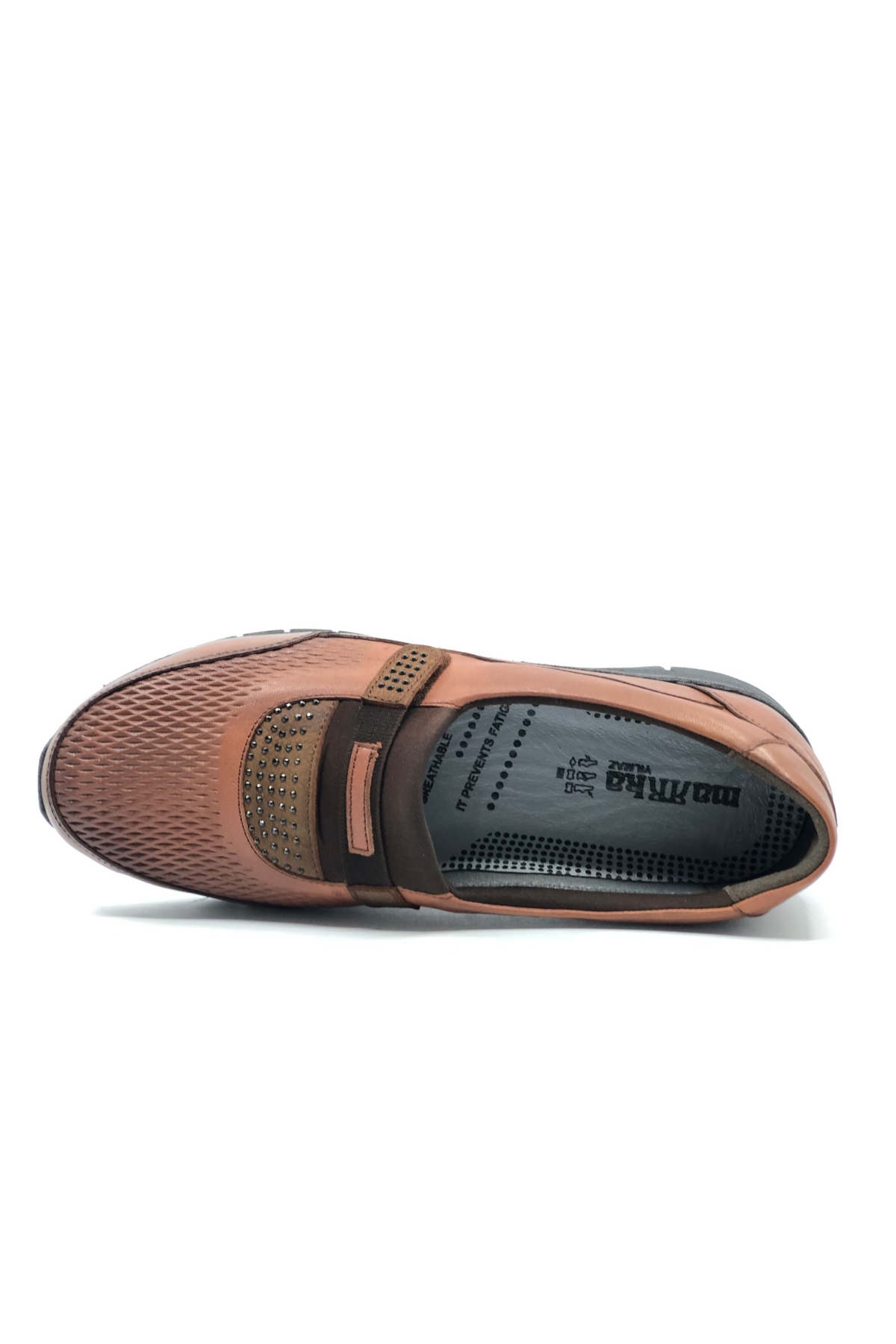 Marka 67 Hakiki Deri Ortapedik Casual Kadın Babet - Görsel 5