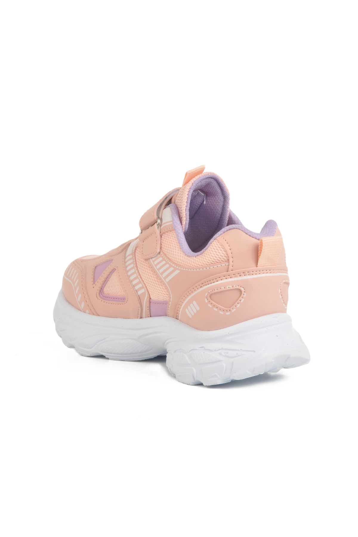Aspor Pudra Cırtlı Fileli Kız Çocuk Spor Ayakkabı - Görsel 5