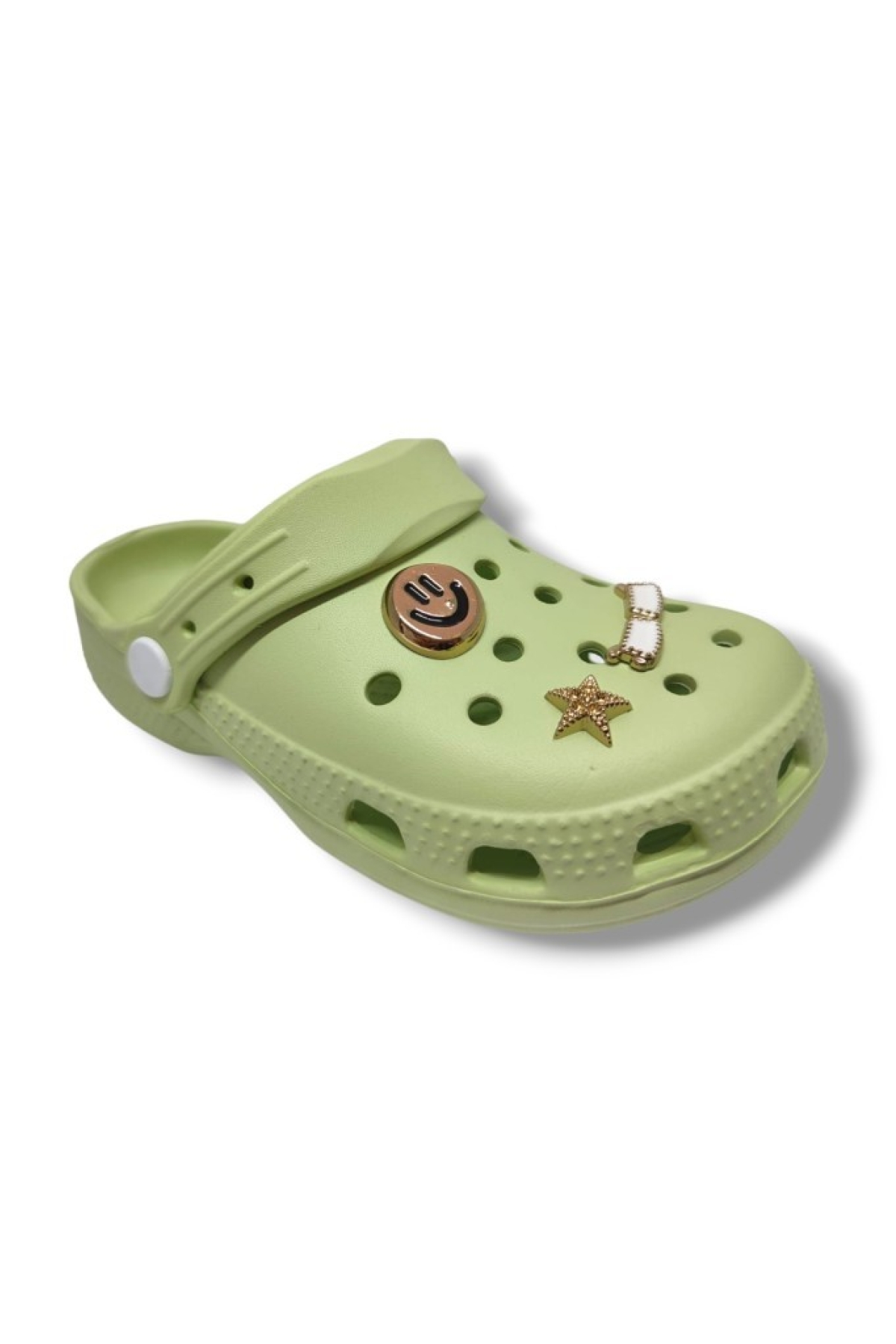 LR-300-25 Eva Smile Tokalı Sabo Kız Çocuk Terlik 32-35 - Görsel 2