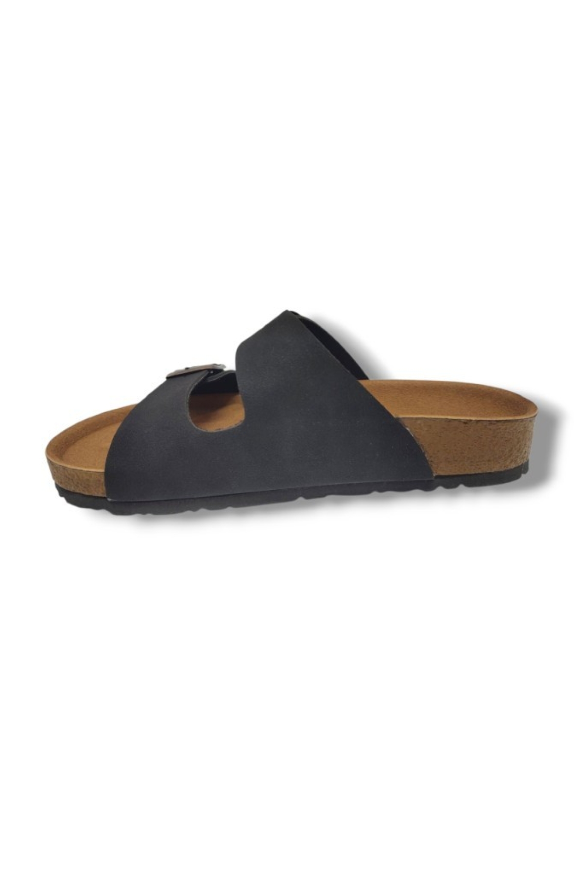 1256-25 Mantar Taban Çift Bant Kadın Terlik - Görsel 4