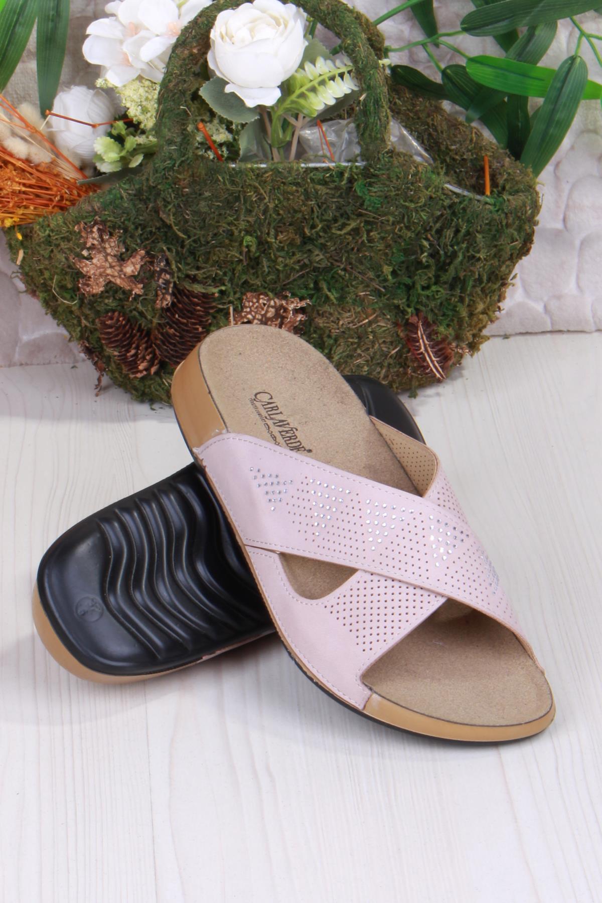 223808 Pudra Rahat Esnek Anatomik Kadın Terlik - Görsel 2