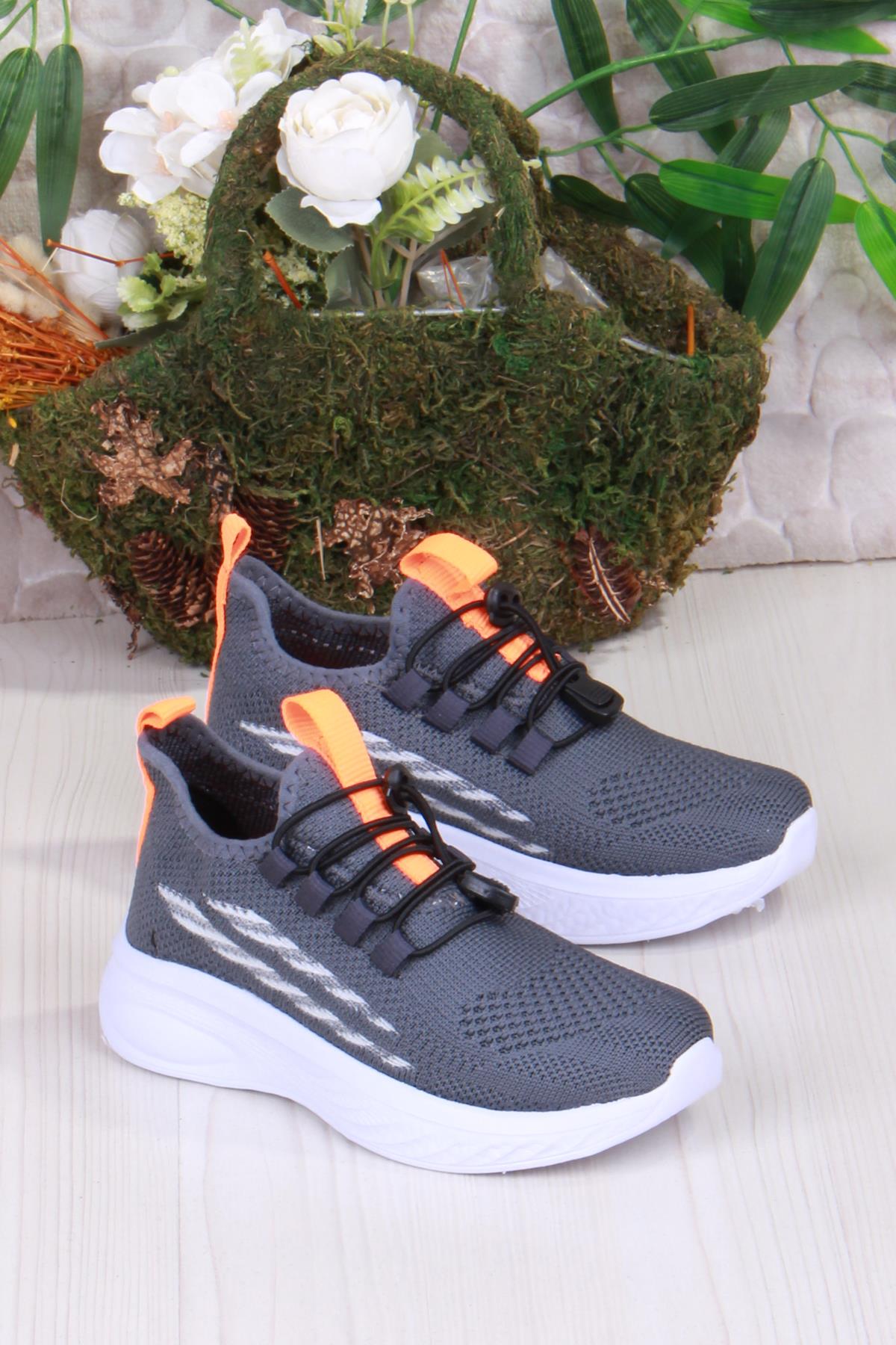 051507 Gossi Rahat Esnek Hafif Bağçıksız Tekstil Delikli Erkek Çocuk Ayakkabı - Görsel 2