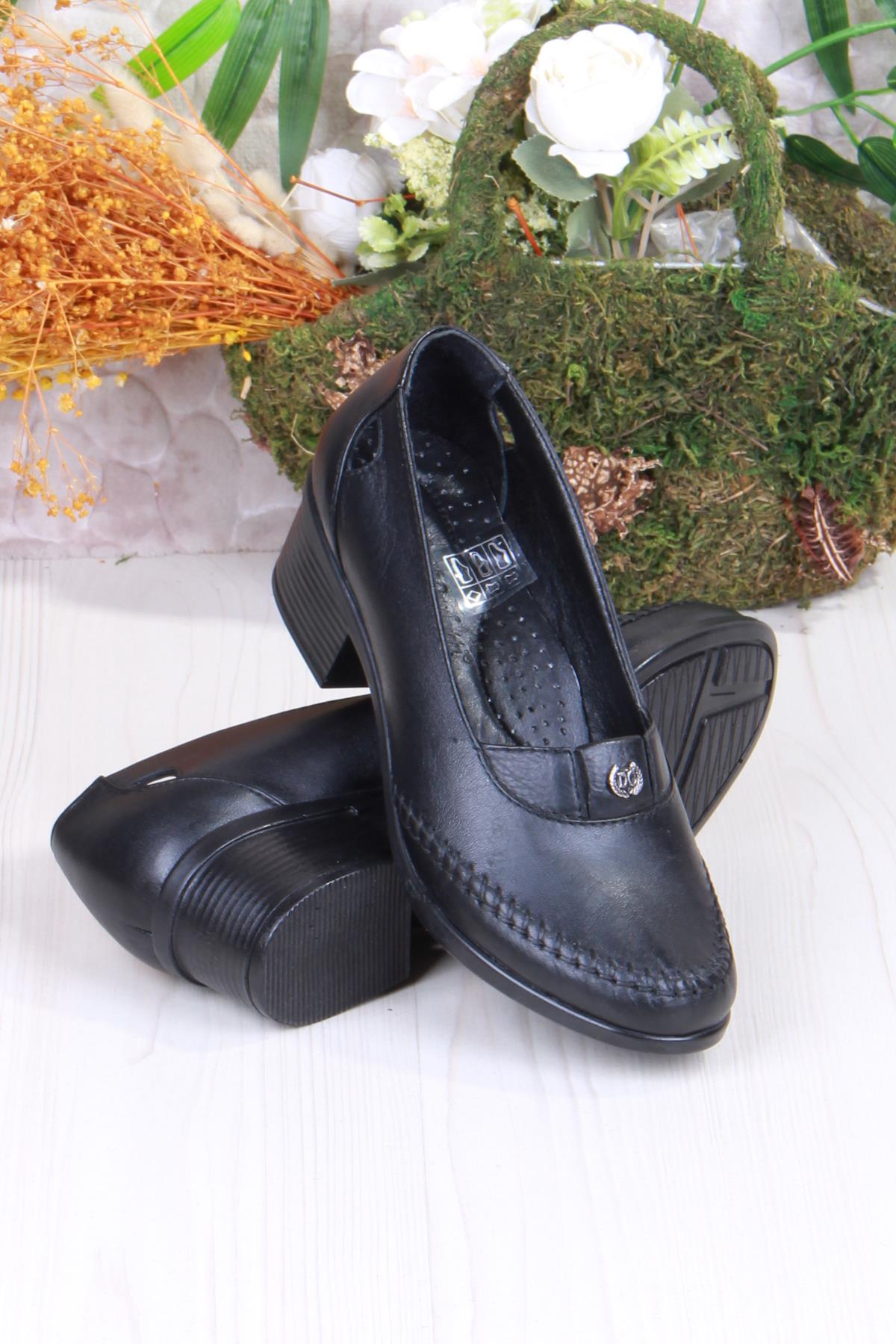 295 Rahat İç Ve Dış Hakiki Deri Kadın Ayakkabı - Görsel 5