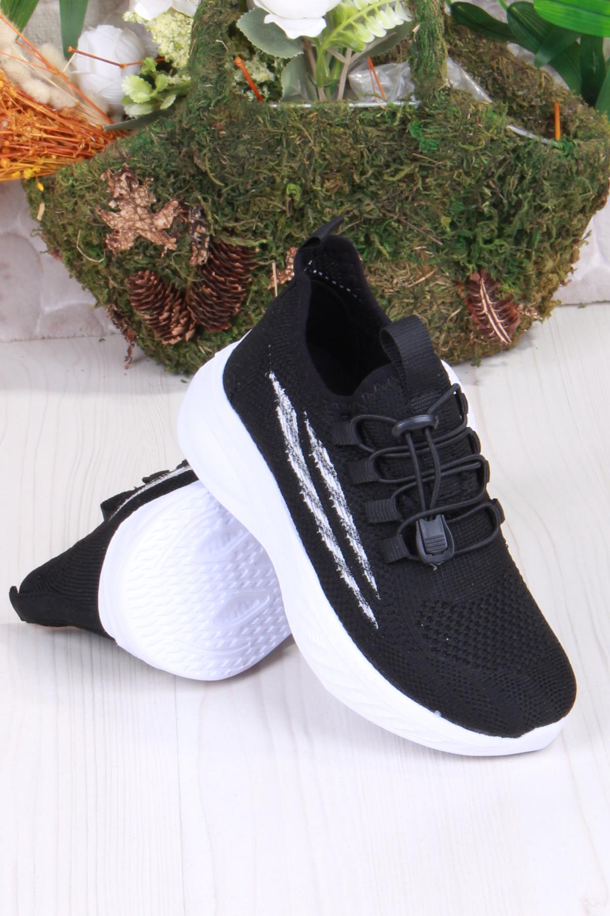 051507 Gossi Rahat Esnek Hafif Bağçıksız Tekstil Delikli Erkek Çocuk Ayakkabı - Görsel 3