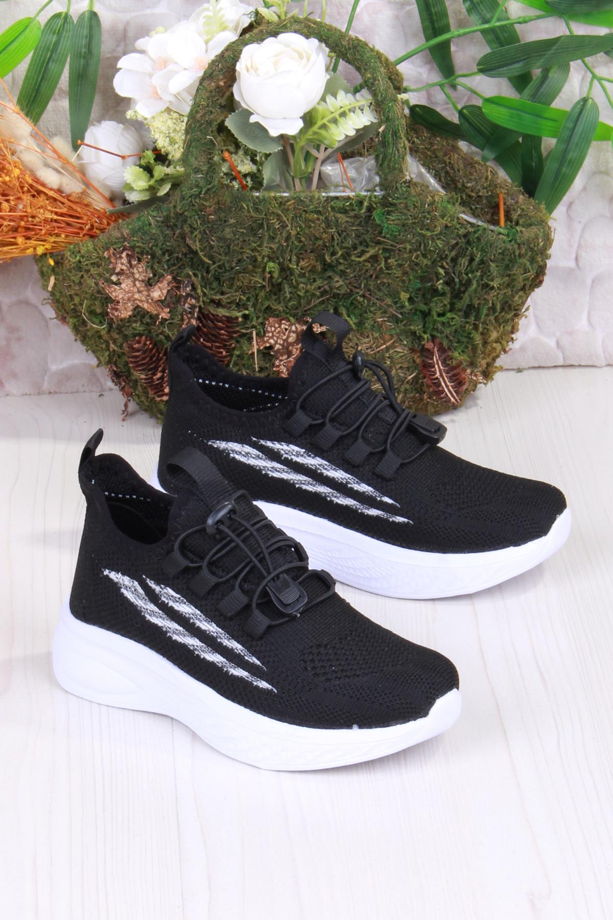 051507 Gossi Rahat Esnek Hafif Bağçıksız Tekstil Delikli Erkek Çocuk Ayakkabı - Görsel 4