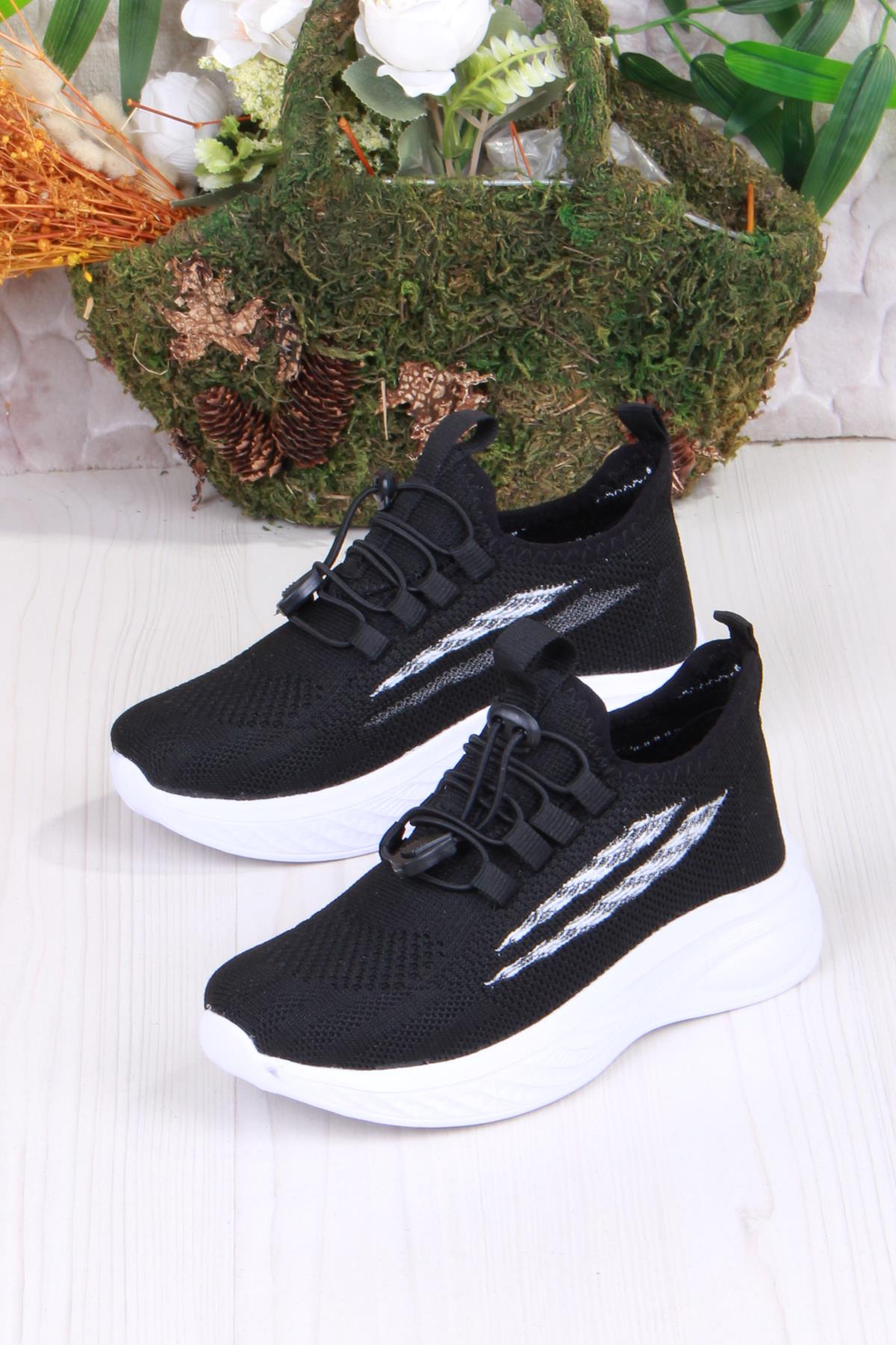 051507 Gossi Rahat Esnek Hafif Bağçıksız Tekstil Delikli Erkek Çocuk Ayakkabı - Görsel 5