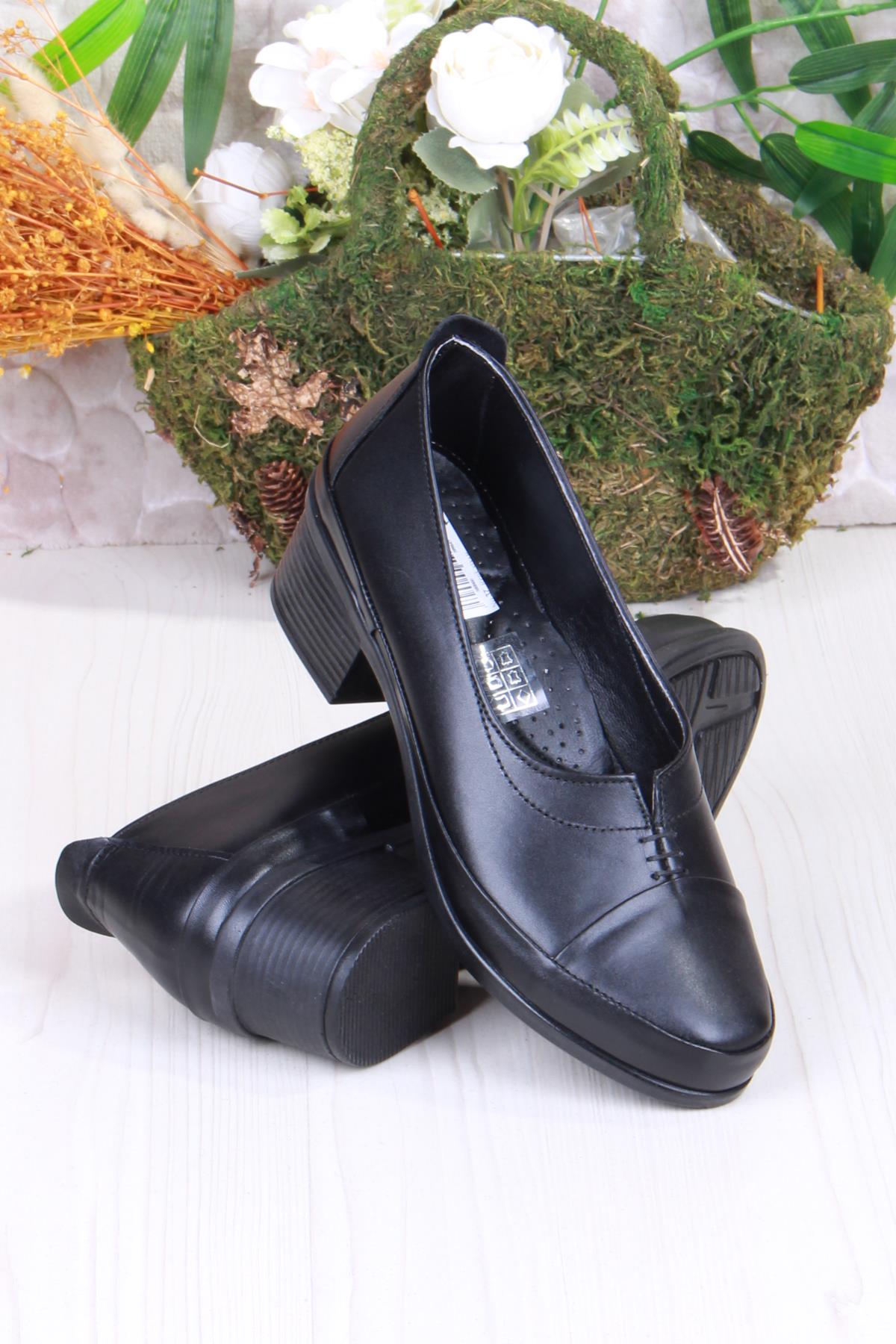 2400 Rahat İç Ve Dış Hakiki Deri Kadın Ayakkabı - Görsel 5