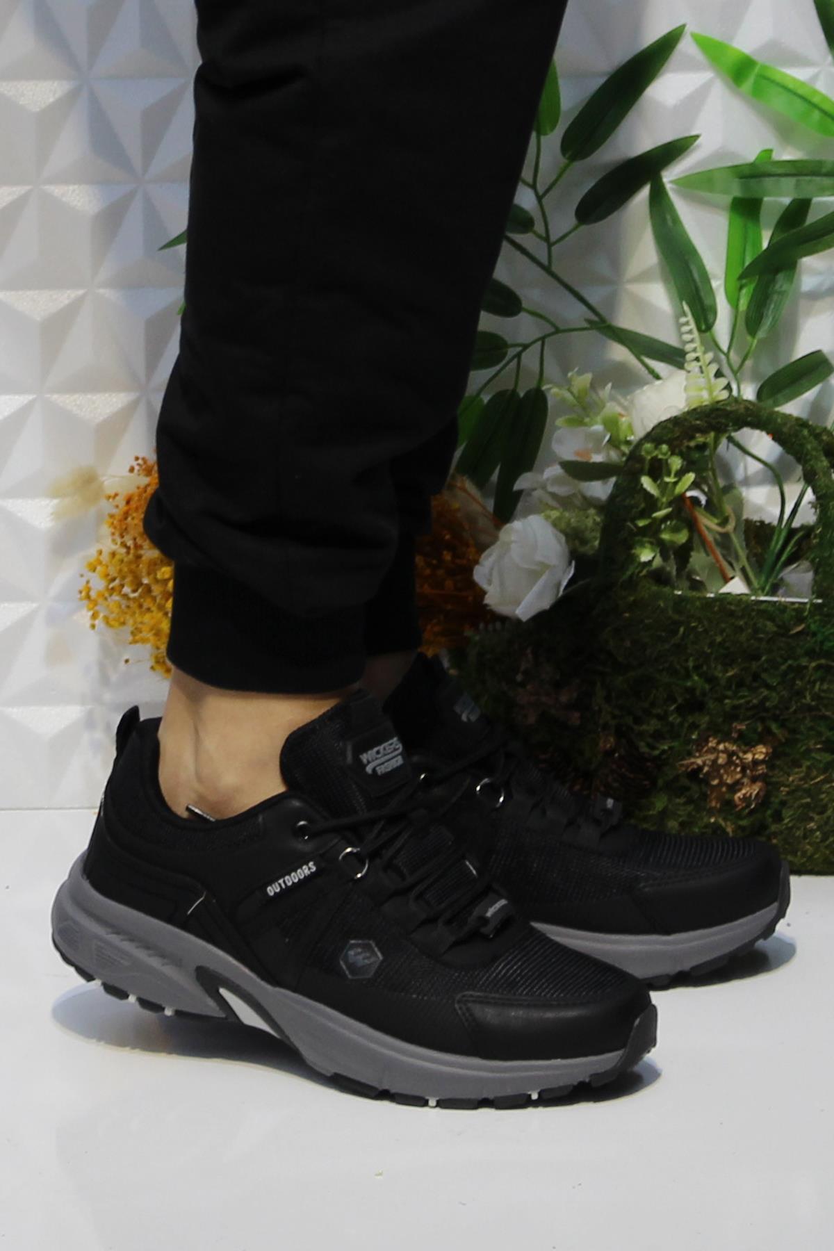 Wks 2709 Siyah Füme Rahat Outdoor Ayakkabı Erkek Ayakkabı - Görsel 2