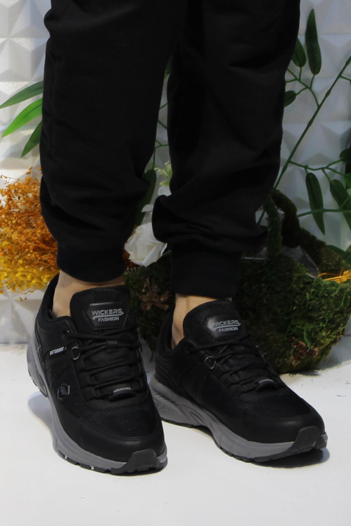 Wks 2709 Siyah Füme Rahat Outdoor Ayakkabı Erkek Ayakkabı - Görsel 3