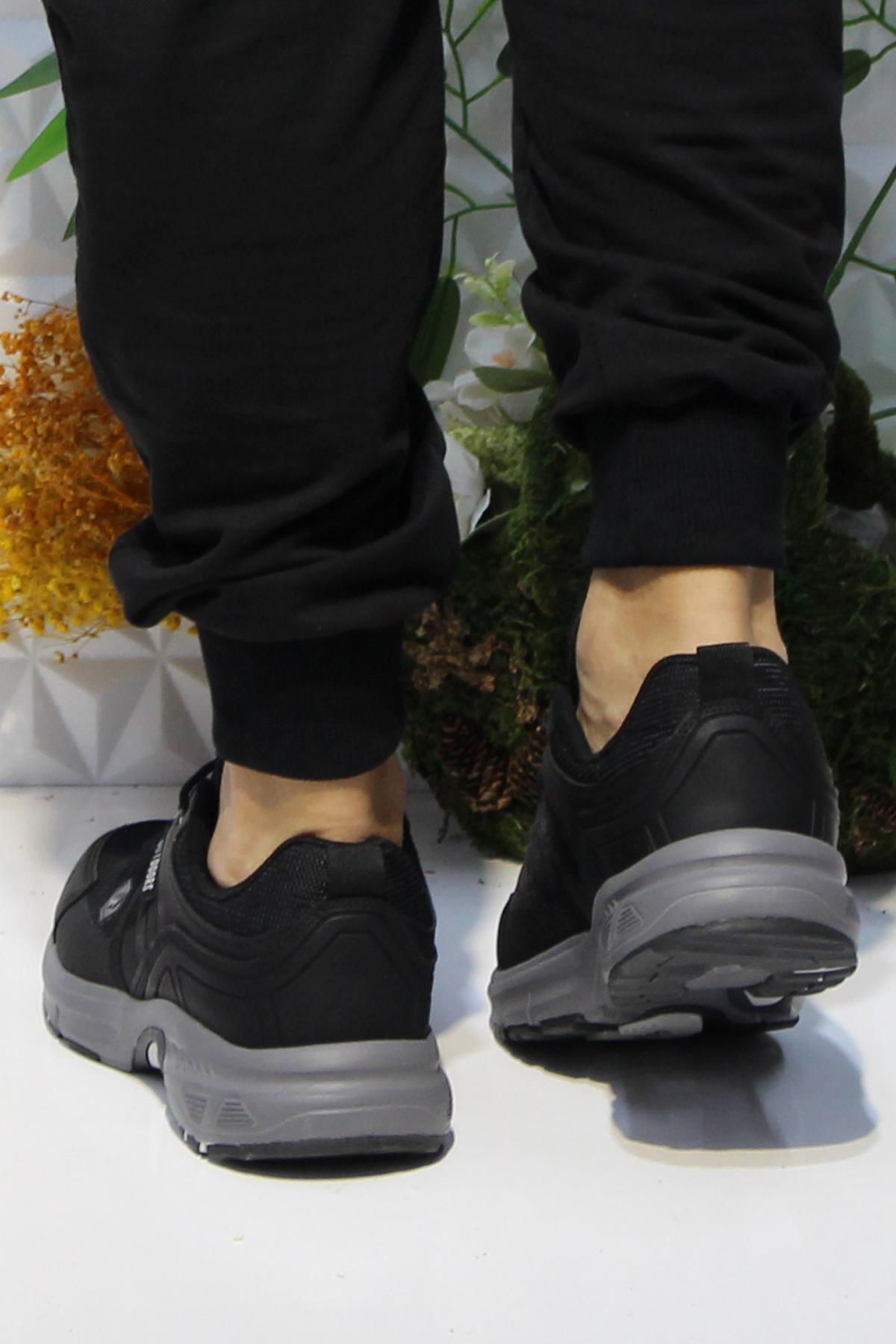 Wks 2709 Siyah Füme Rahat Outdoor Ayakkabı Erkek Ayakkabı - Görsel 5