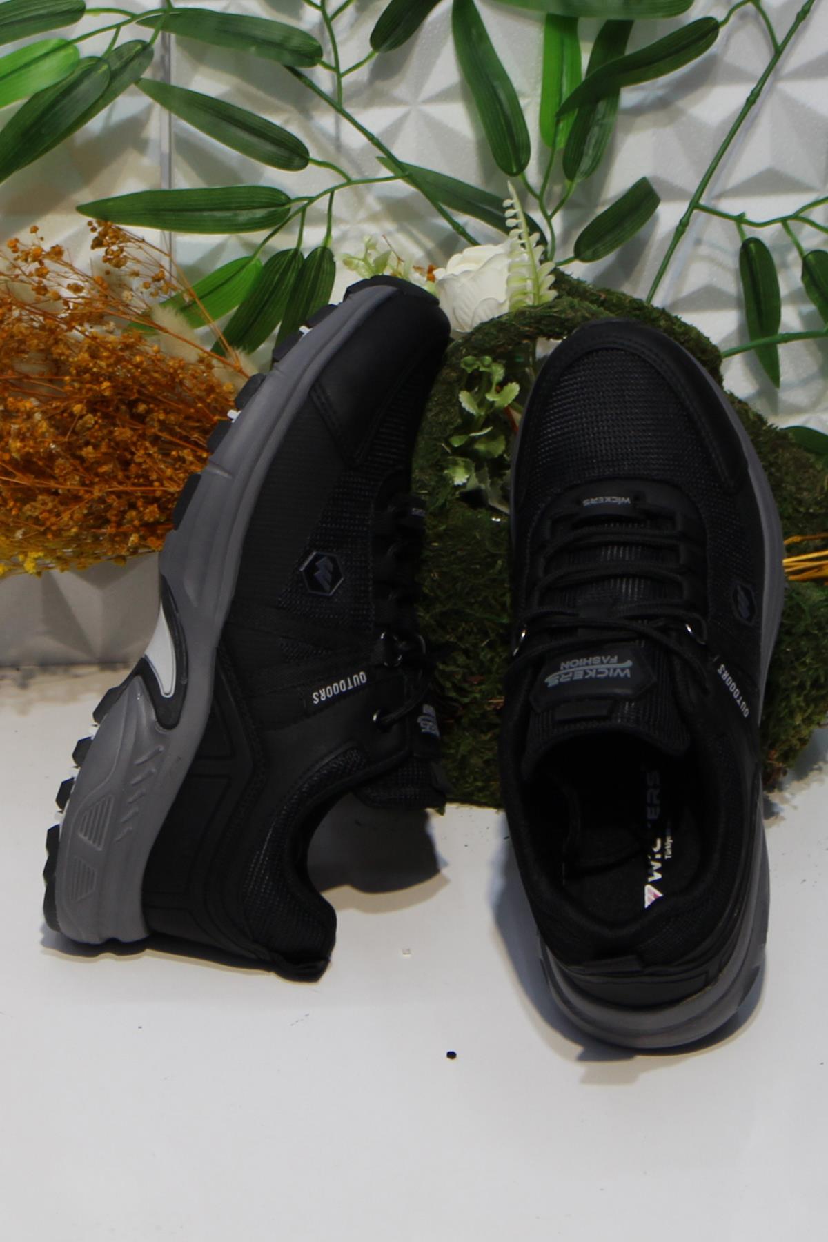 Wks 2709 Siyah Füme Rahat Outdoor Ayakkabı Erkek Ayakkabı - Görsel 6