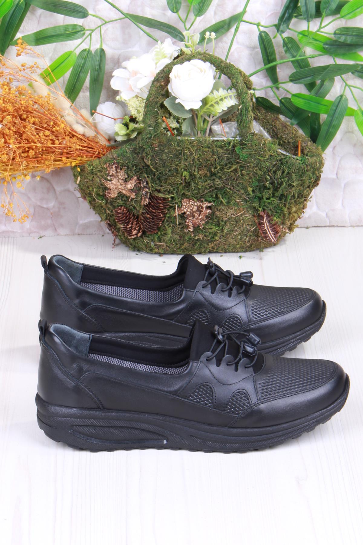 32020 Anatomik Hafif Rahat Hakiki Deri Kadın Ayakkabı - Görsel 2