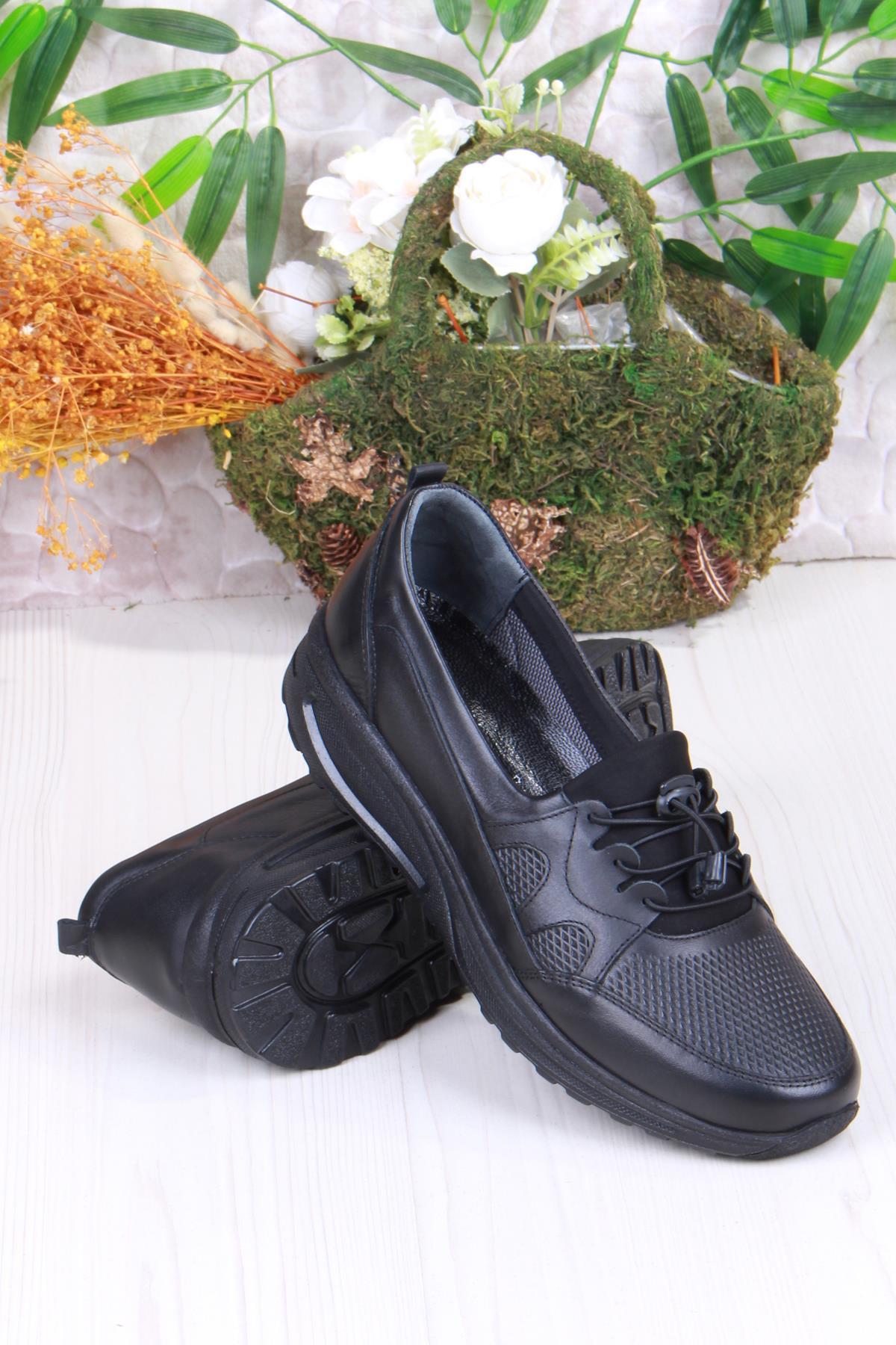 32020 Anatomik Hafif Rahat Hakiki Deri Kadın Ayakkabı - Görsel 4