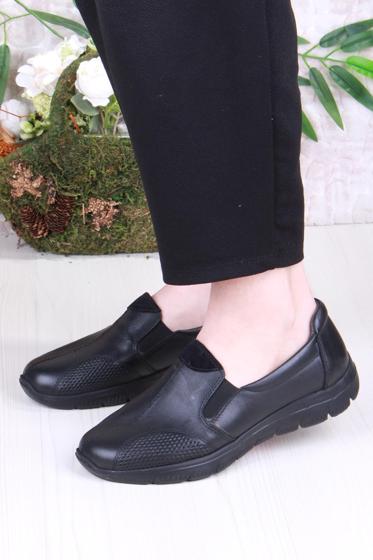 32028 Anatomik Hafif Rahat Hakiki Deri Kadın Ayakkabı - Görsel 3