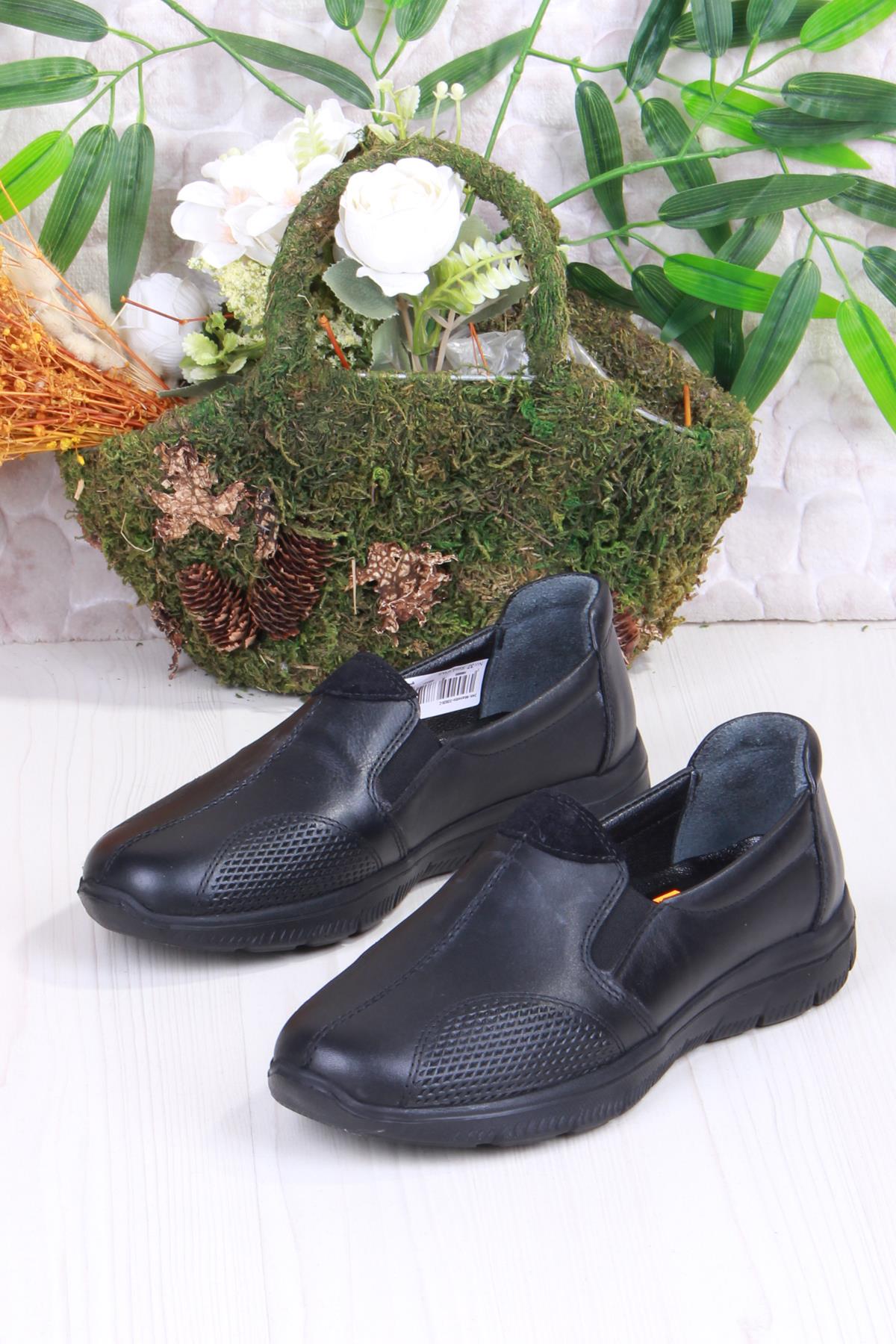 32028 Anatomik Hafif Rahat Hakiki Deri Kadın Ayakkabı - Görsel 5