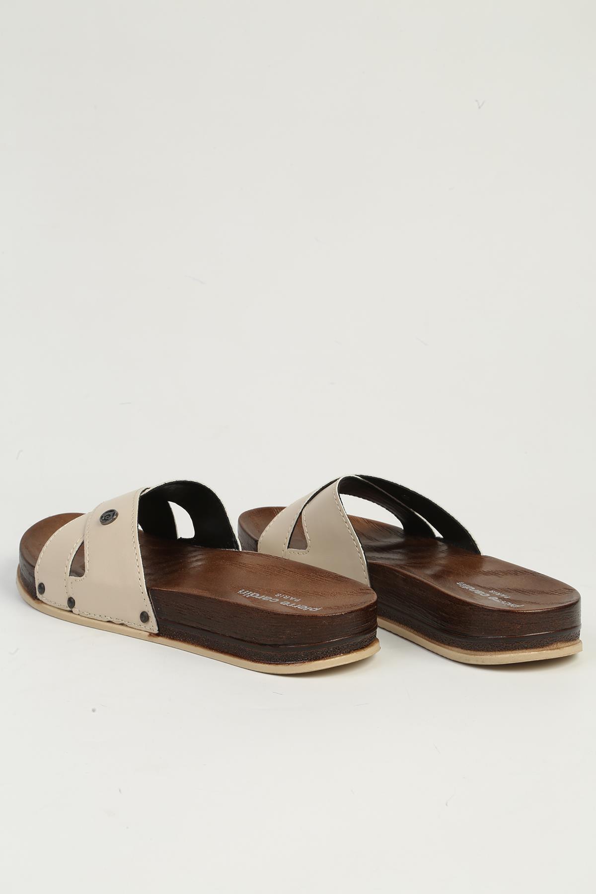 Krem Kadın Terlik PC-7425 - Görsel 4