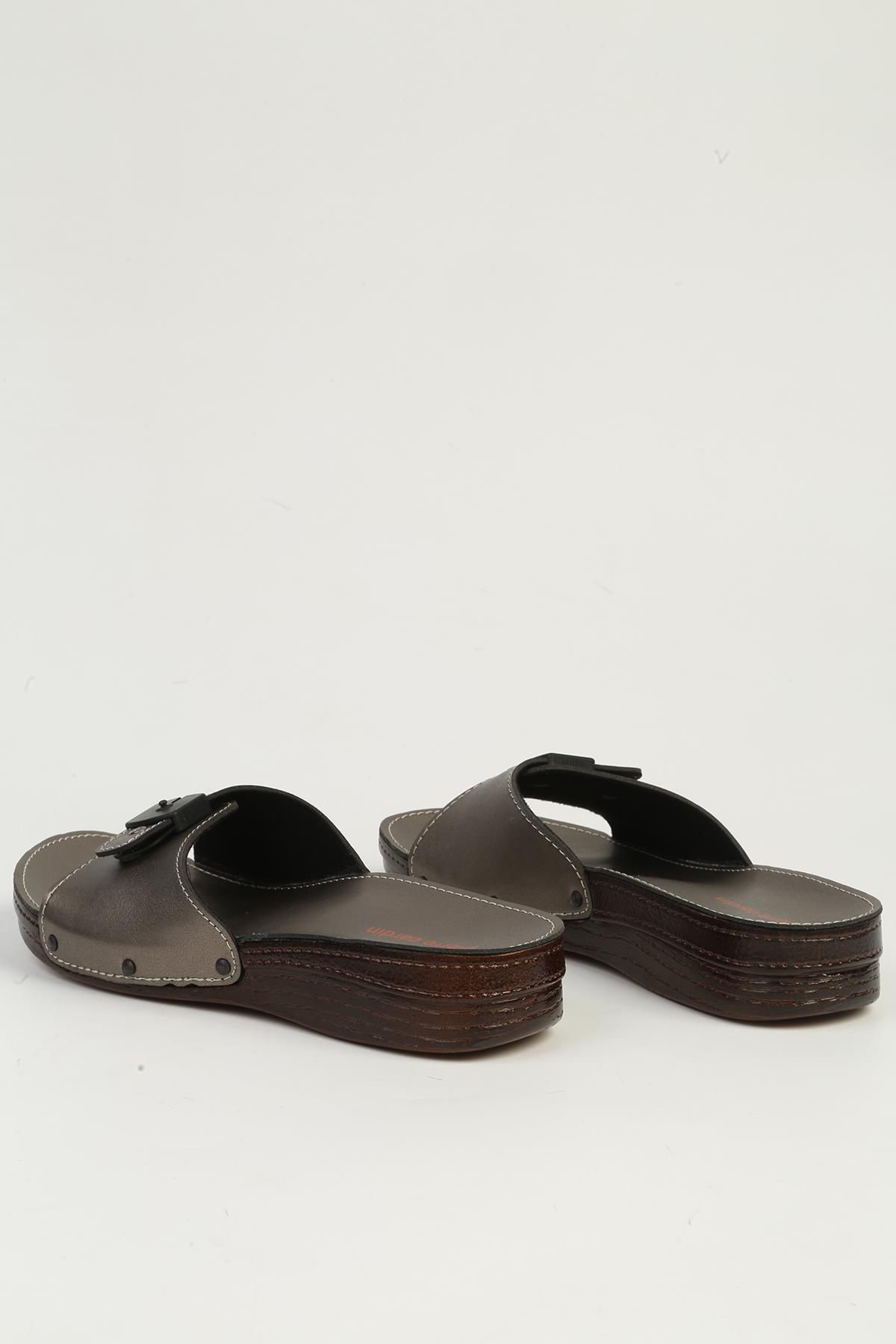 Gri Kadın Terlik PC-7265 - Görsel 4