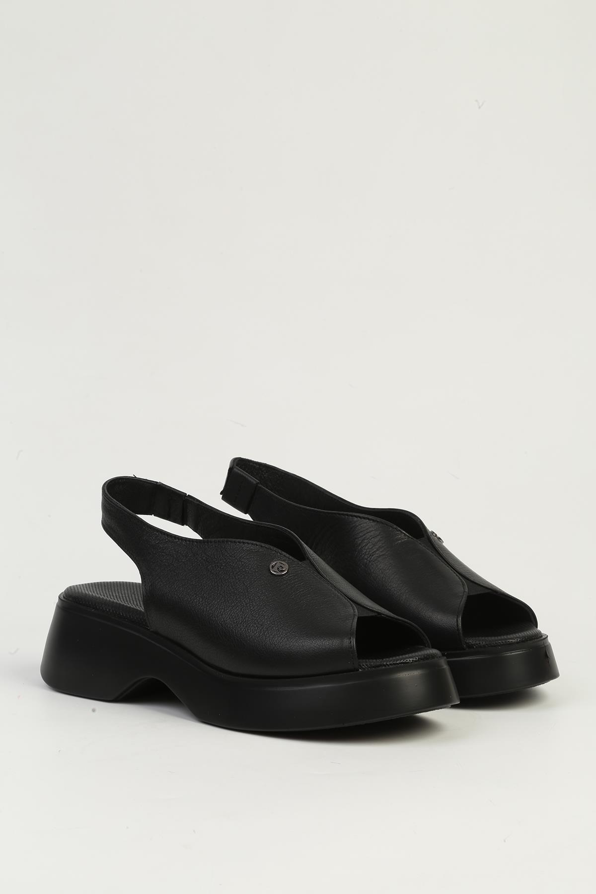 Siyah Kadın Topuklu Ayakkabı PC-7390 - Görsel 3