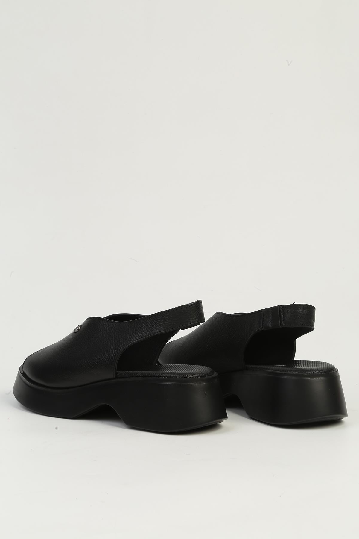 Siyah Kadın Topuklu Ayakkabı PC-7390 - Görsel 4