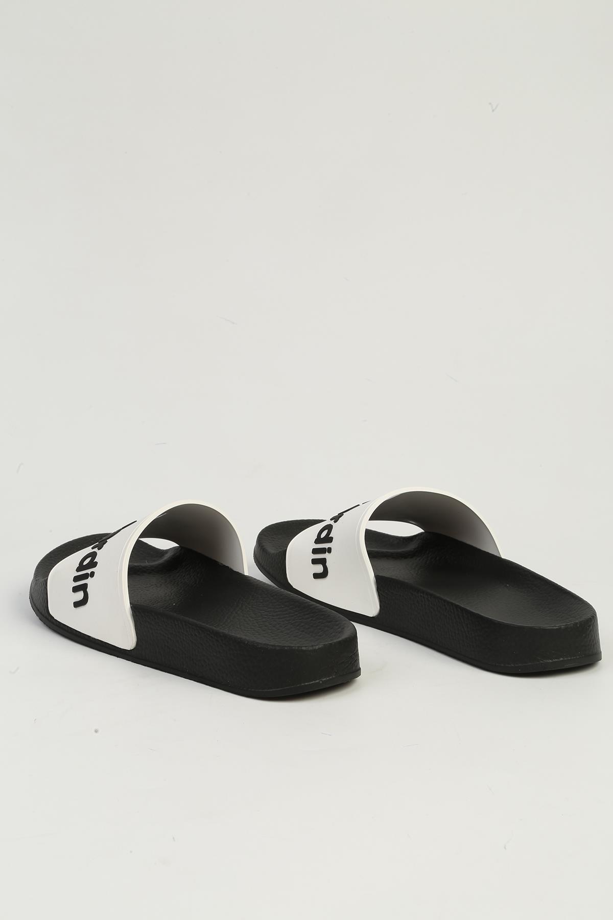 Siyah Beyaz Kadın Terlik PC-7436 - Görsel 4