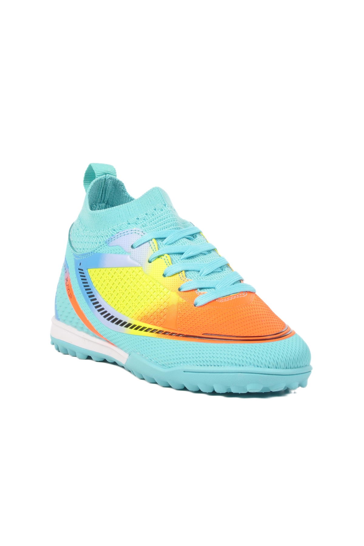 Mint Çoraplı Erkek Çocuk Halı Saha Ayakkabısı FH-251-141 F - Görsel 4