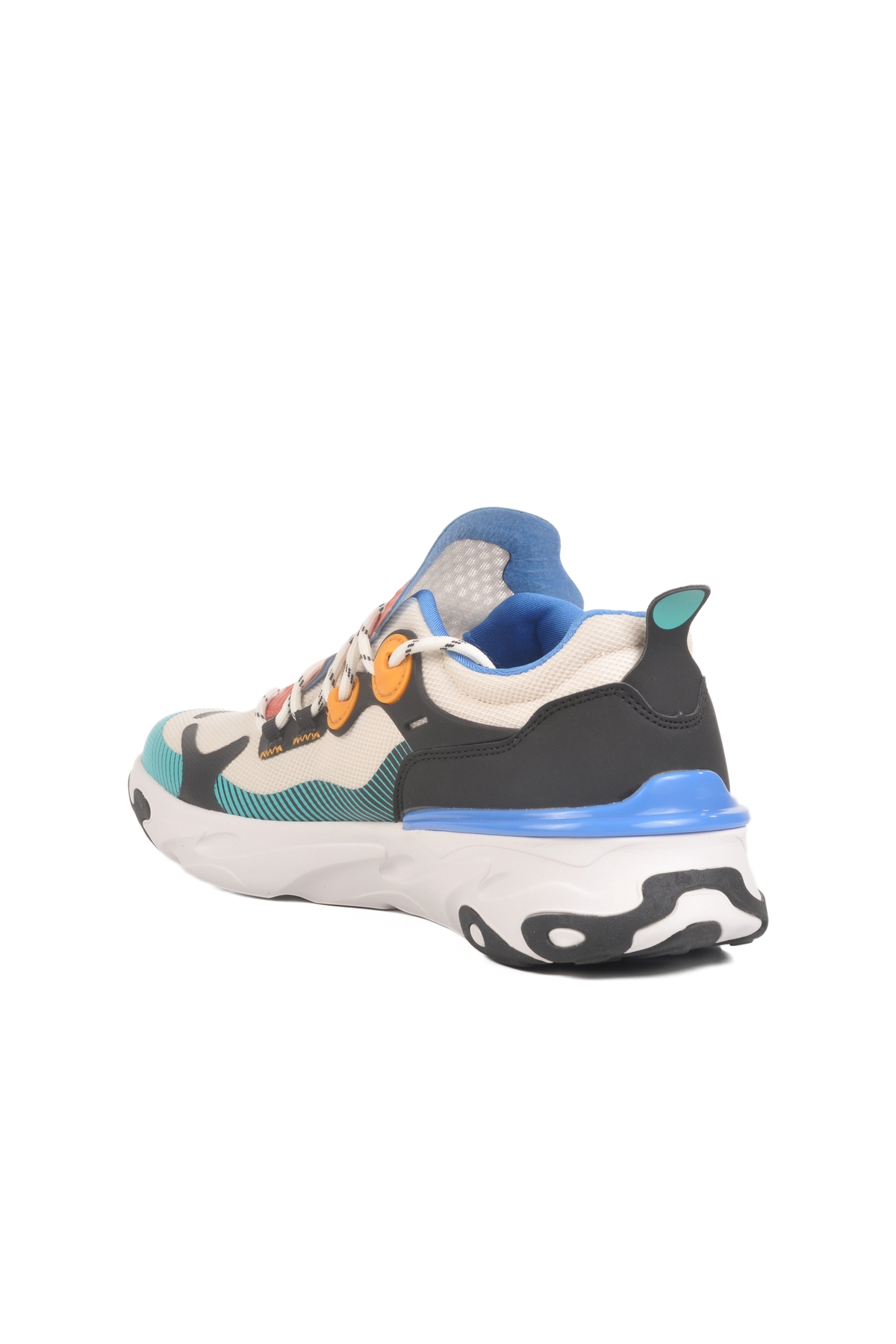 Beyaz Fileli Hafif Esnek Erkek Spor Ayakkabı Ward M - Görsel 5