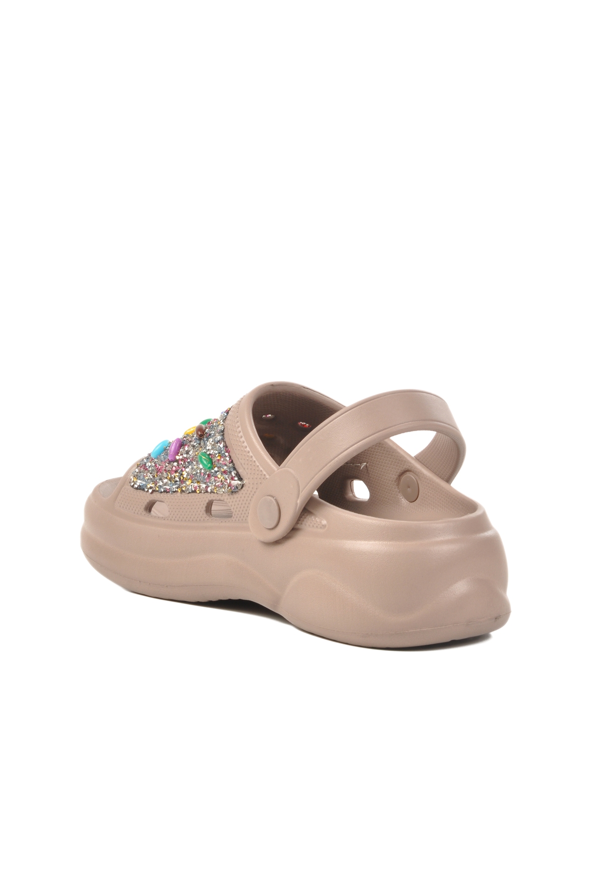 Vizon İşlemeli Hafif Eva Kadın Sabo Terlik E-800 Z - Görsel 5