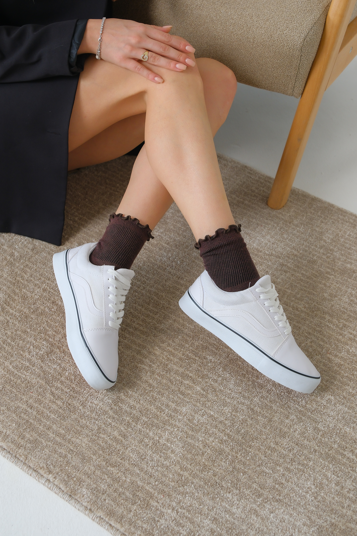 Garantili Wanso Günlük Ortopedik Kadın Sneaker Spor Ayakkabı - Görsel 2