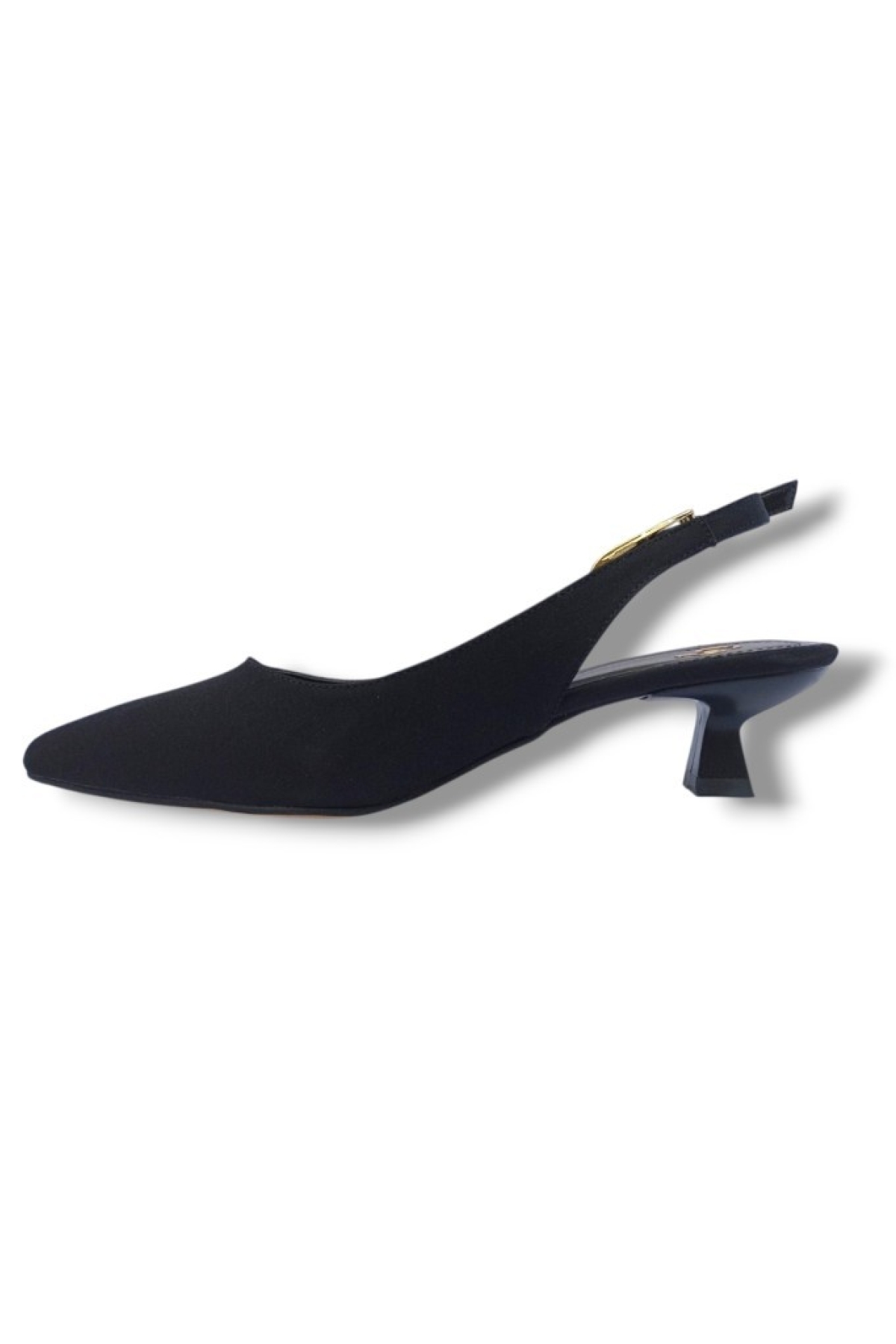 060-25 Süet Deri Stiletto Kadın Ayakkabı - Görsel 4