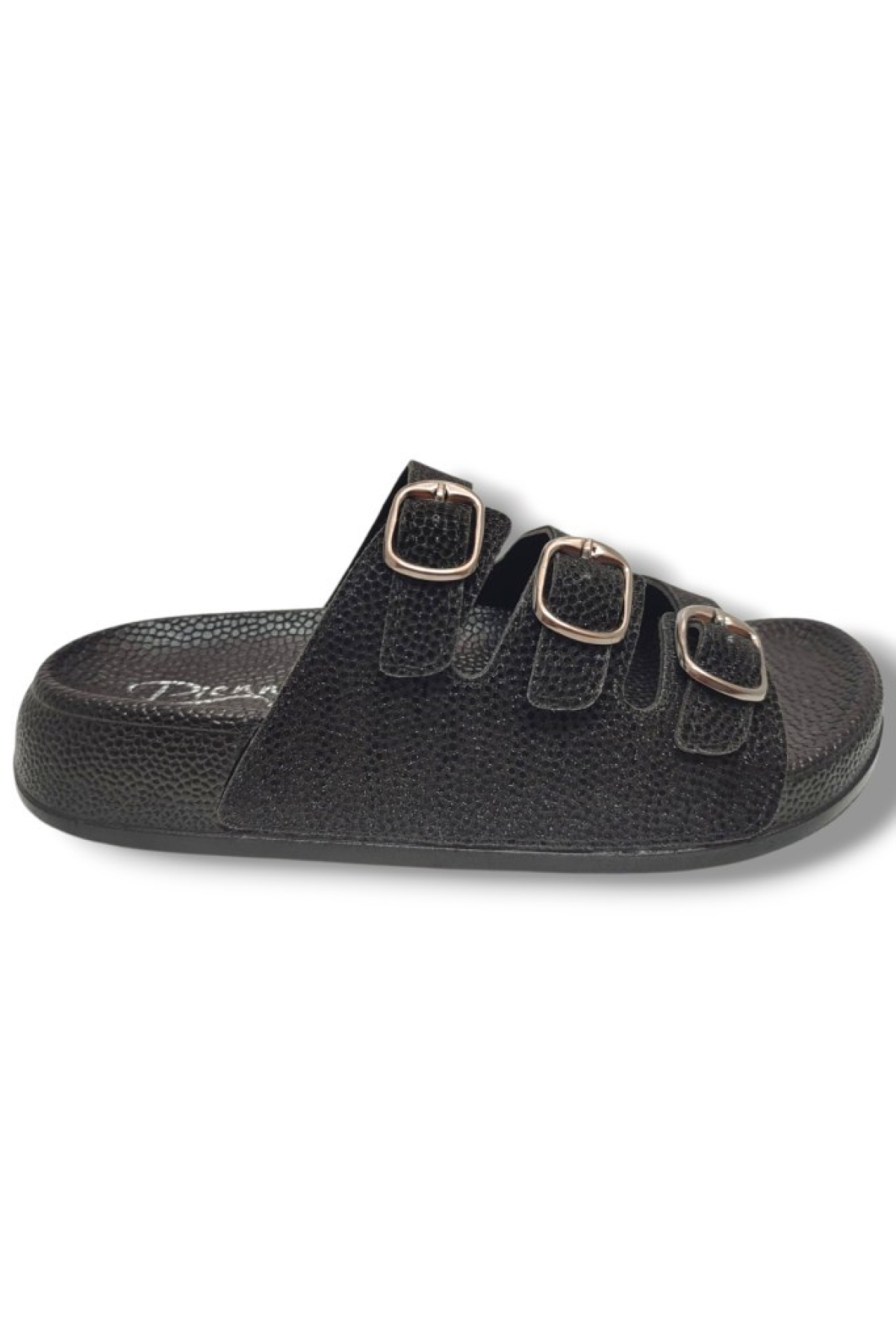 20061-010-25 Anatomik Simli 3 Bant Kadın Terlik - Görsel 3