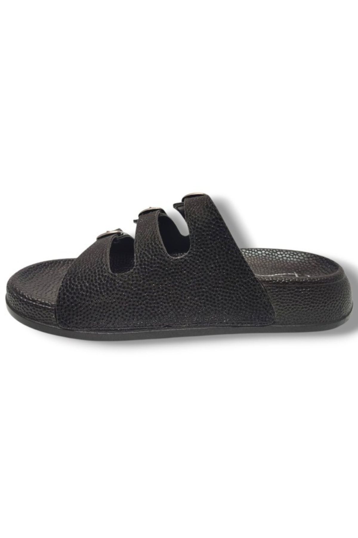 20061-010-25 Anatomik Simli 3 Bant Kadın Terlik - Görsel 4